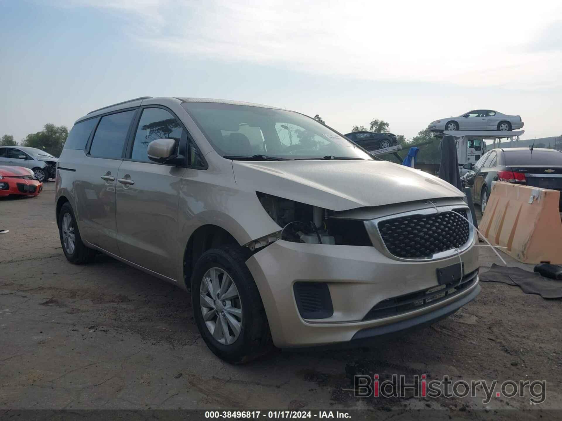 Фотография KNDMB5C11F6075468 - KIA SEDONA 2015