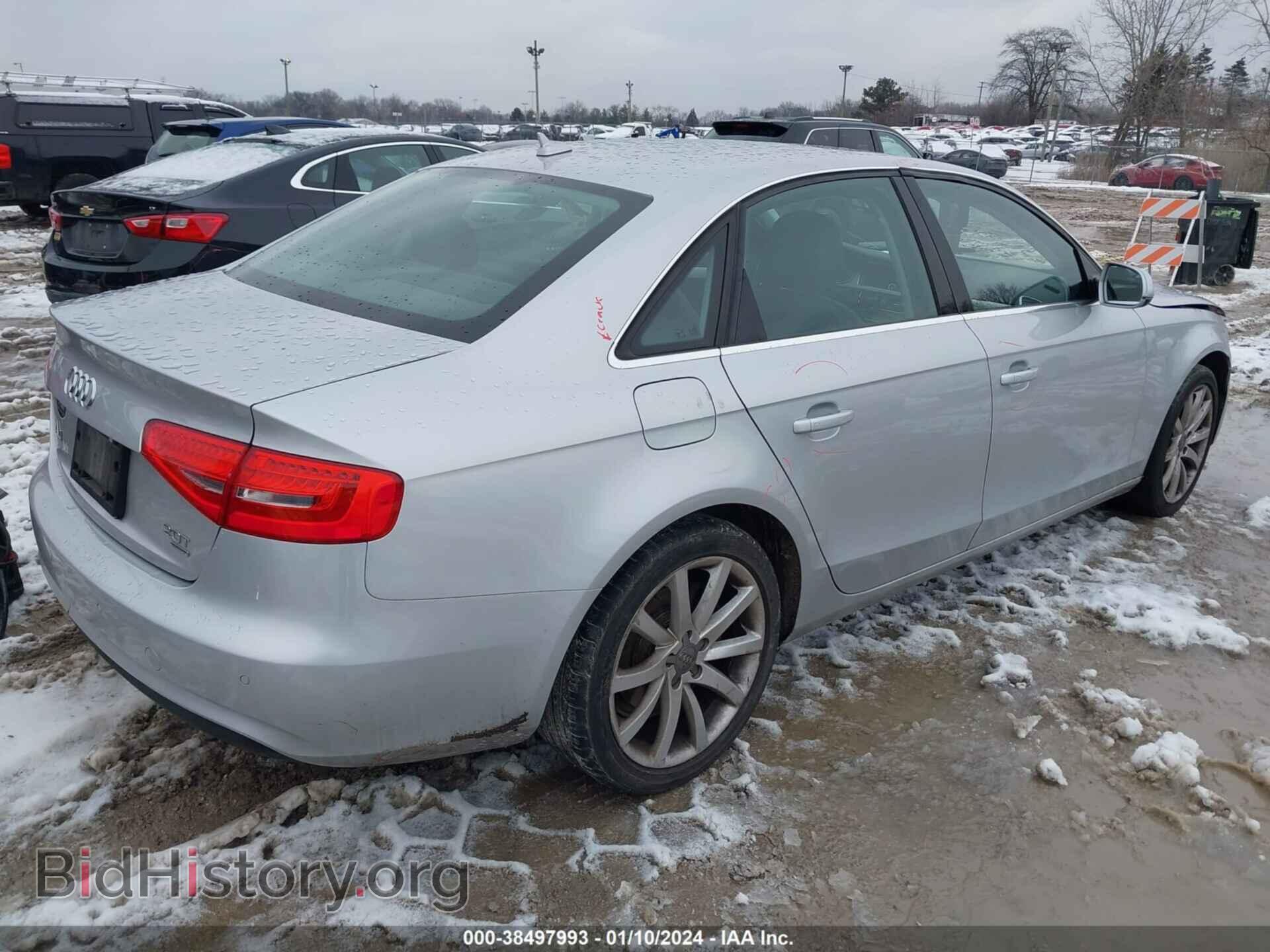 2013 AUDI A4 - VIN: WAUFFAFL2DN004167 - Фото 4