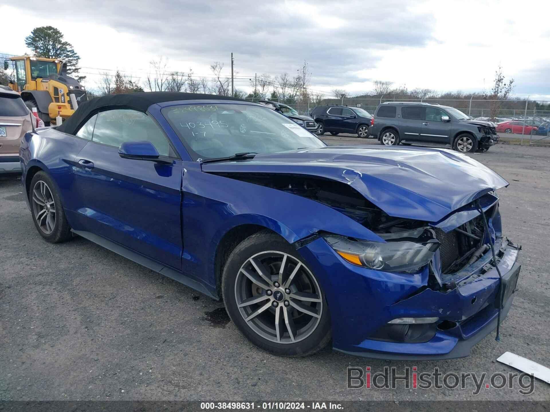 Photo 1FATP8UH2G5245473 - FORD MUSTANG 2016