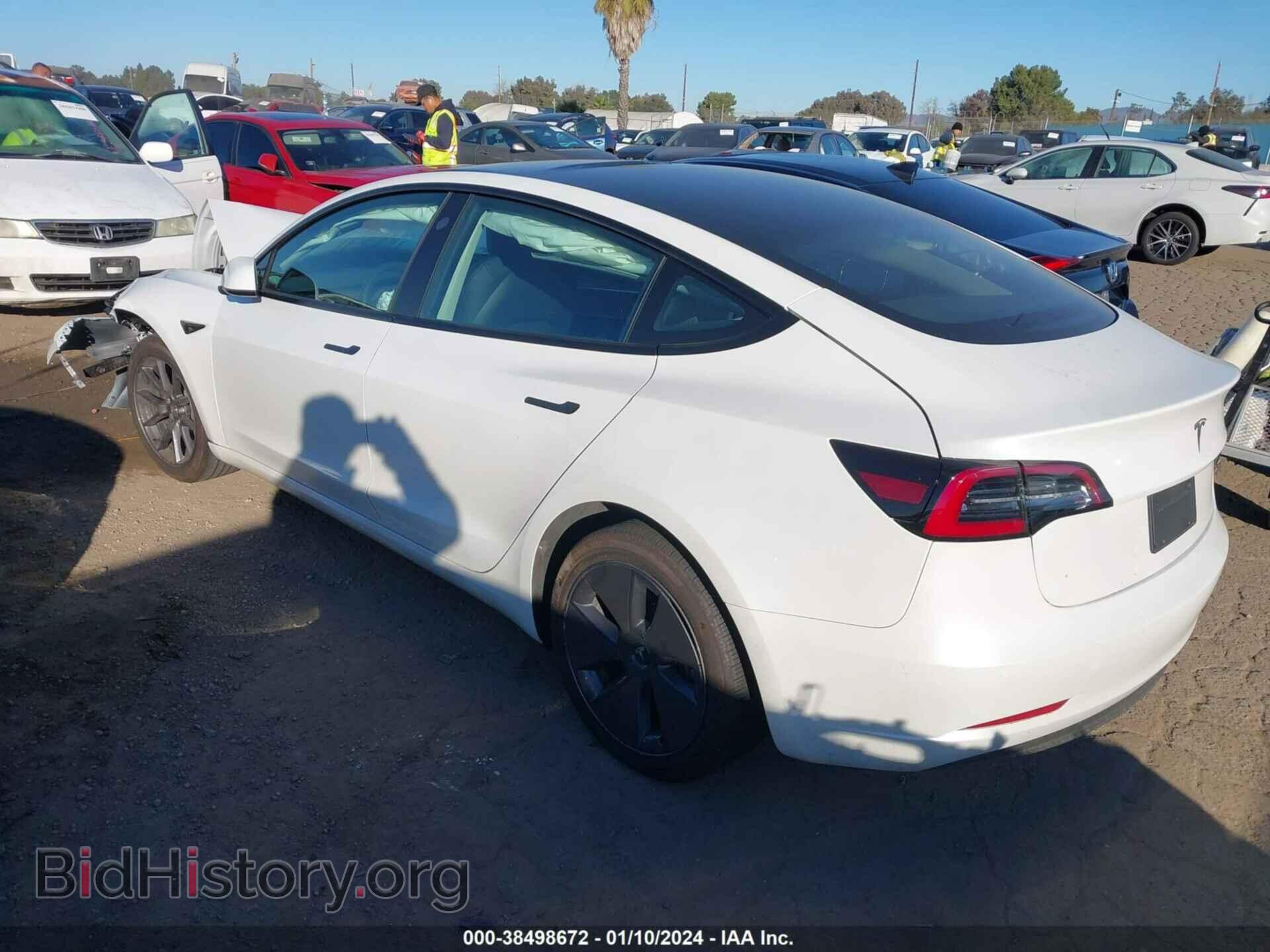 2022 TESLA MODEL 3 - VIN: 5YJ3E1EA2NF298291 - Фото 3