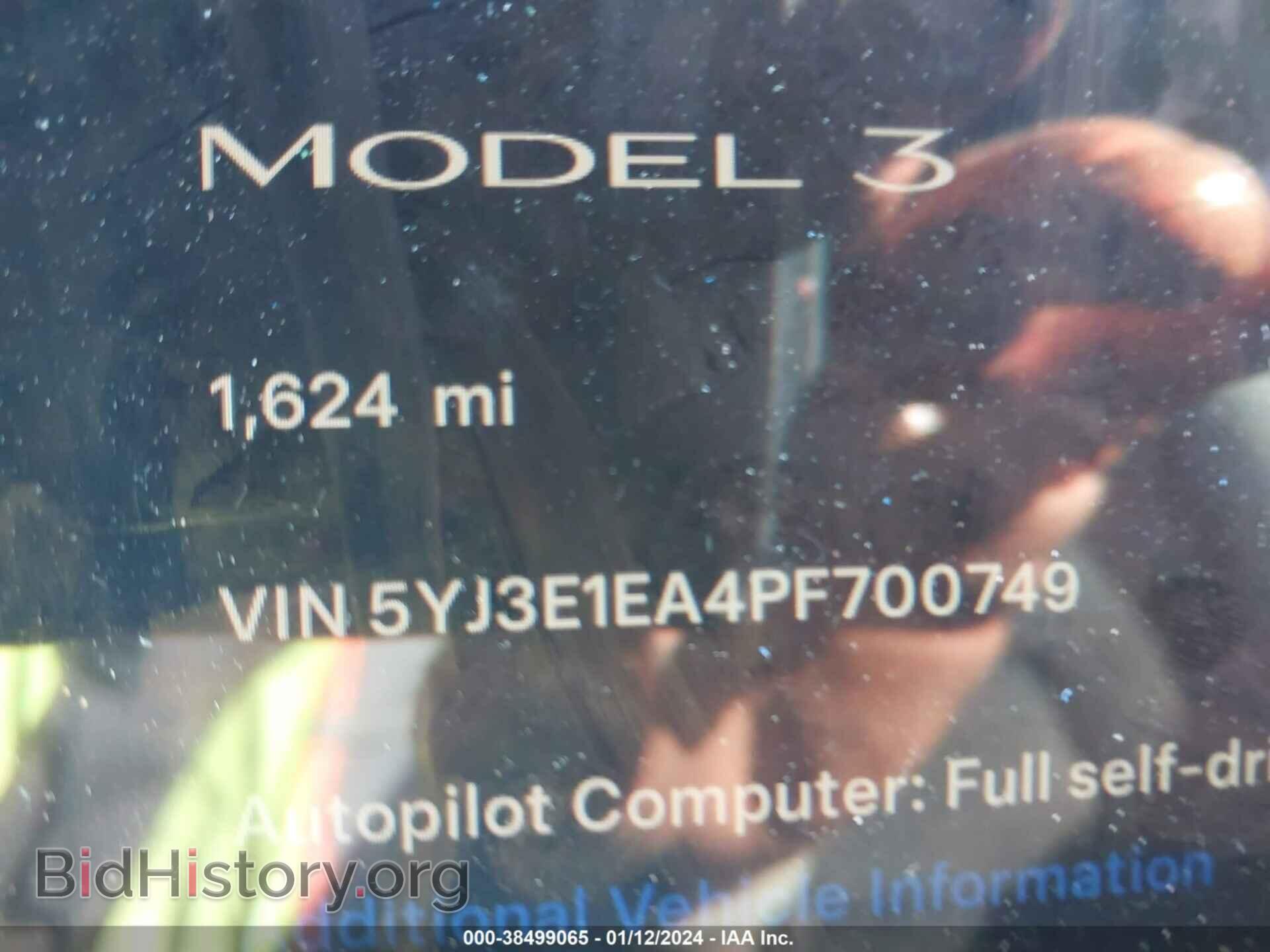 2023 TESLA MODEL 3 - VIN: 5YJ3E1EA4PF700749 - Фото 7