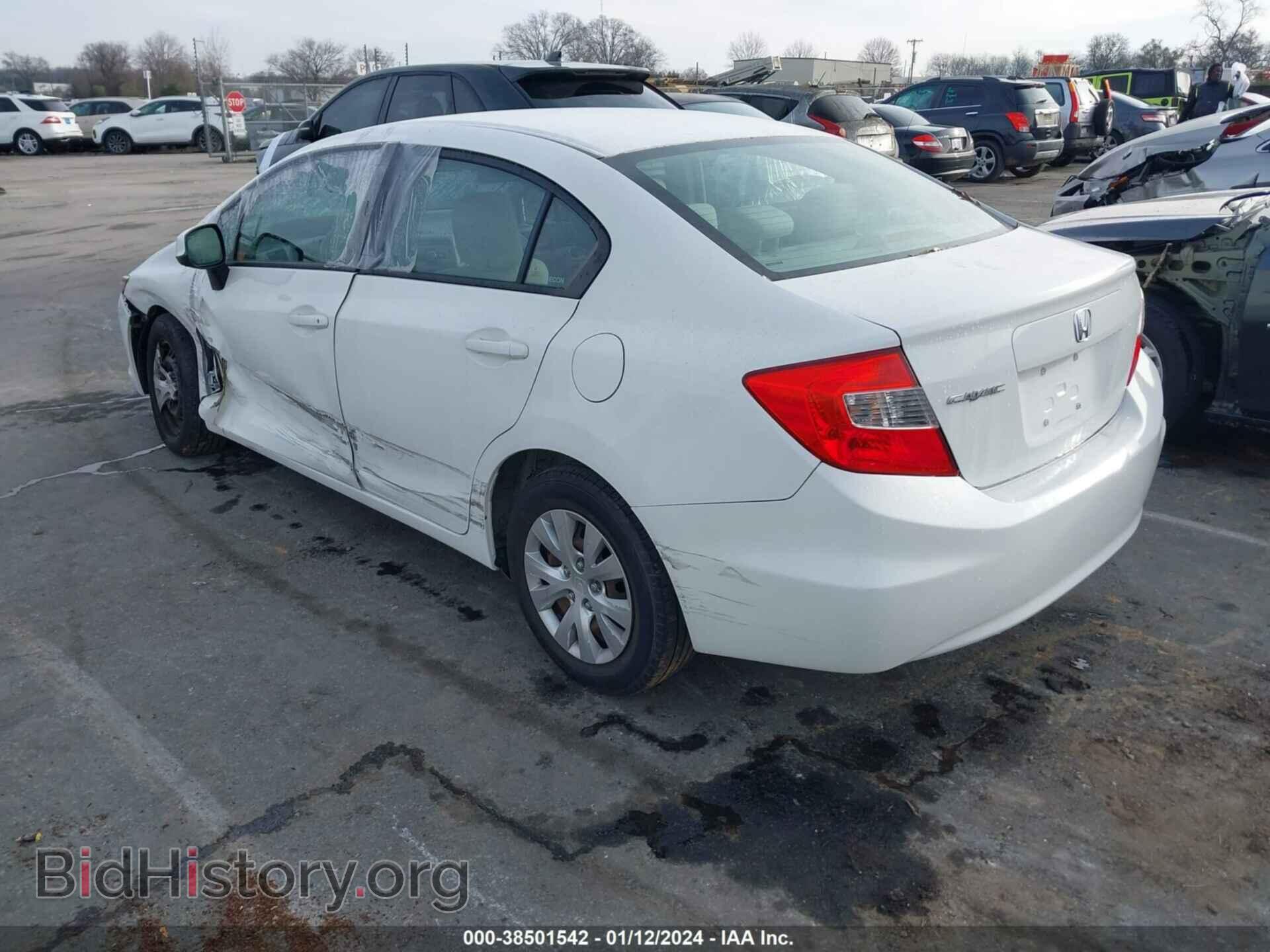 2012 HONDA CIVIC - VIN: 19XFB2F56CE316890 - Фото 3