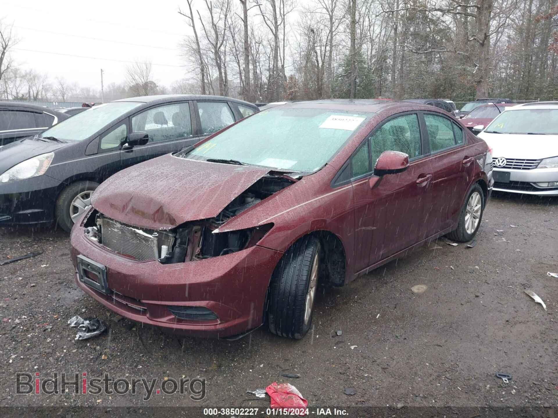 2012 HONDA CIVIC - VIN: 19XFB2F86CE375593 - Photo 2