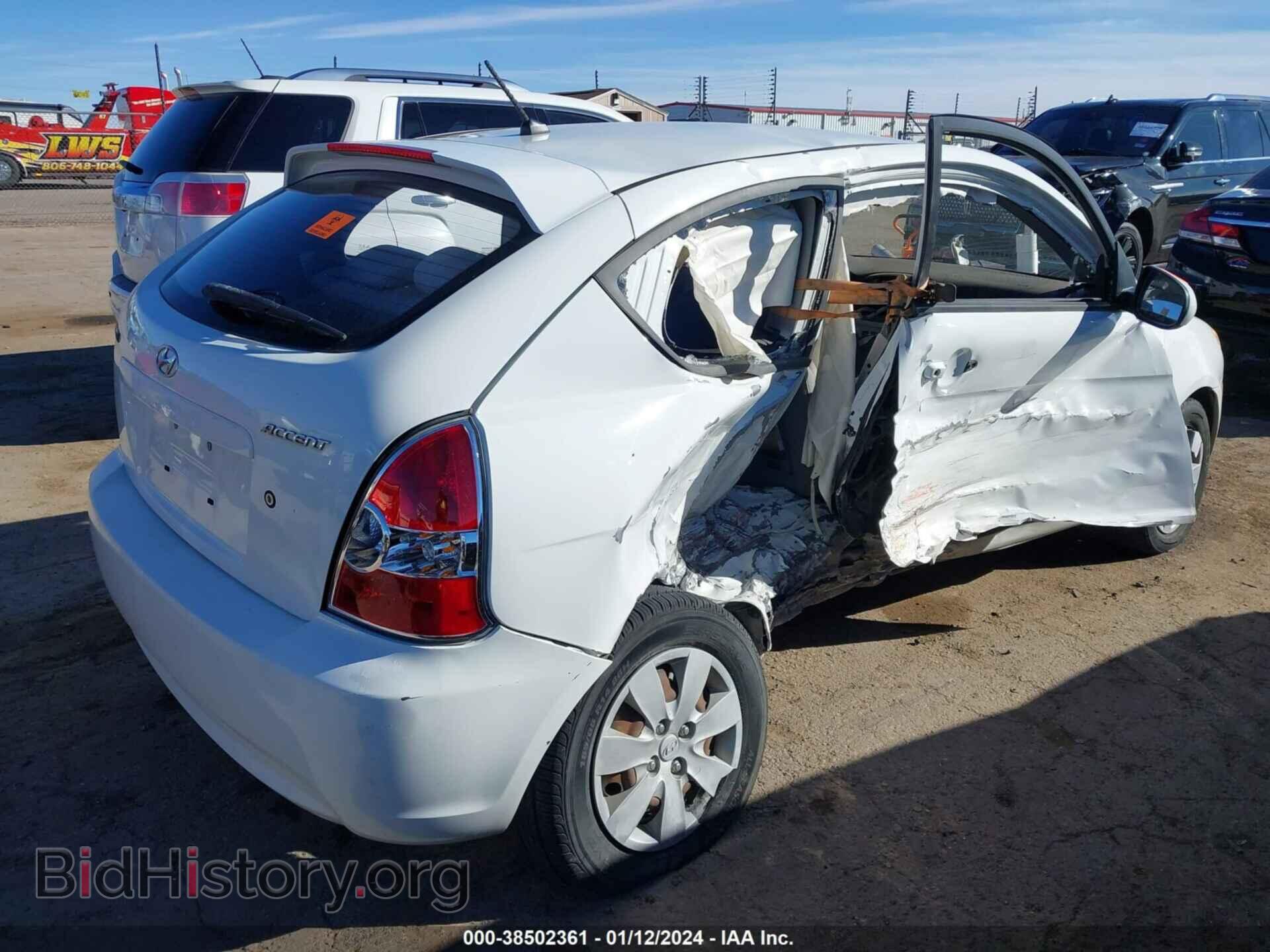 2010 HYUNDAI ACCENT - VIN: KMHCM3AC1AU169901 - Фото 4
