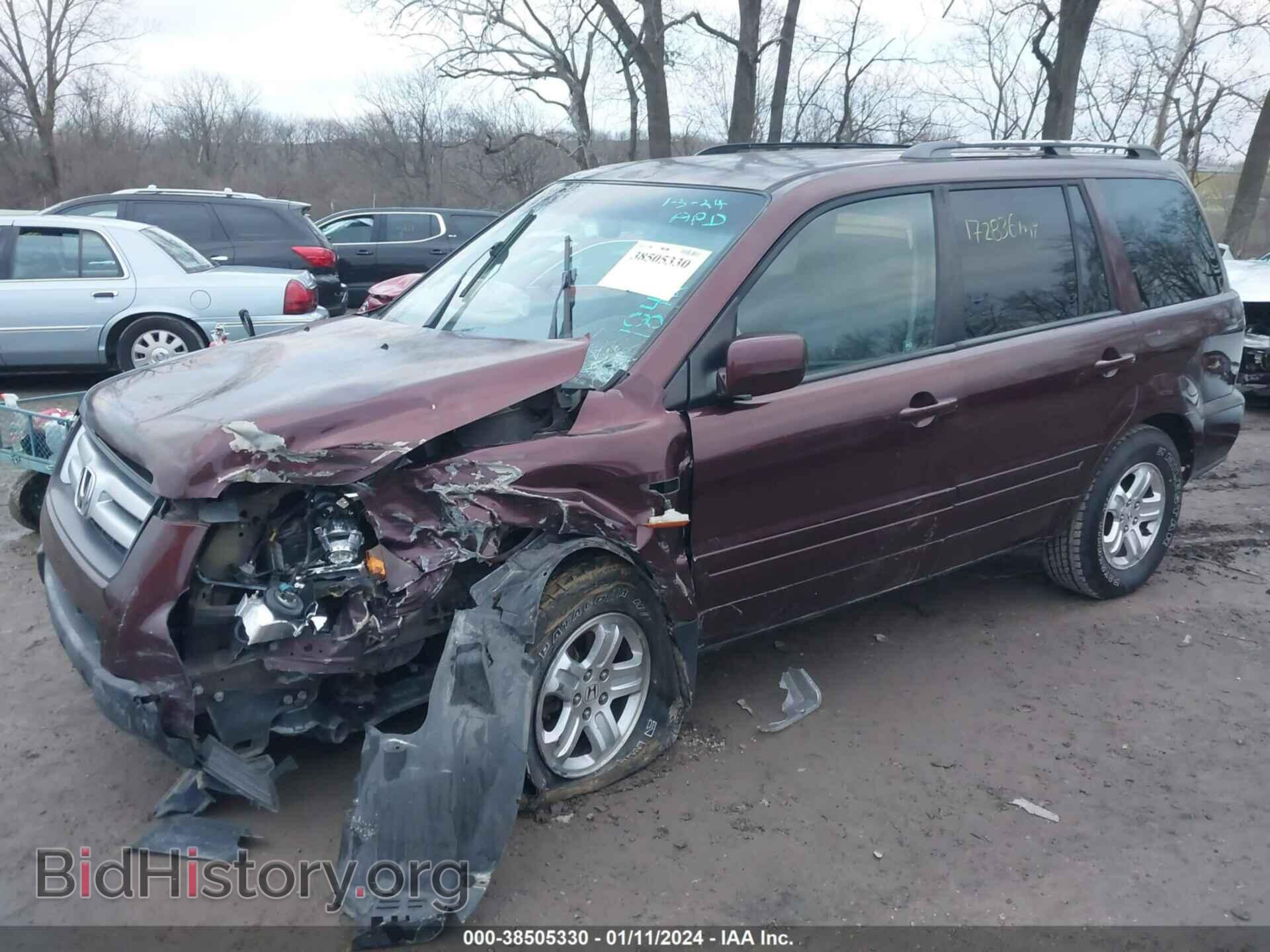 2008 HONDA PILOT - VIN: 5FNYF18268B041842 - Фото 2
