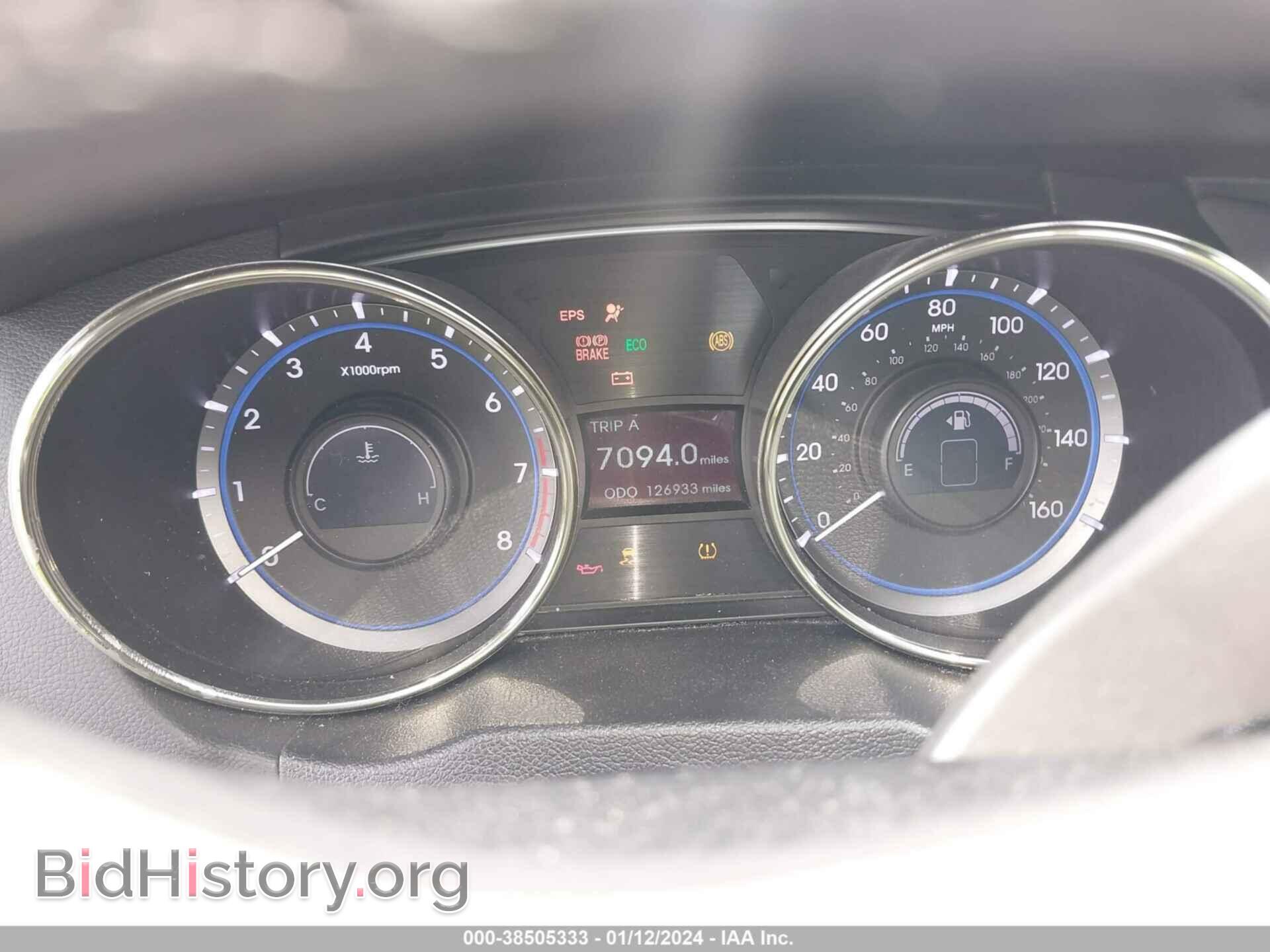 2012 HYUNDAI SONATA - VIN: 5NPEC4AC8CH413532 - Фото 7