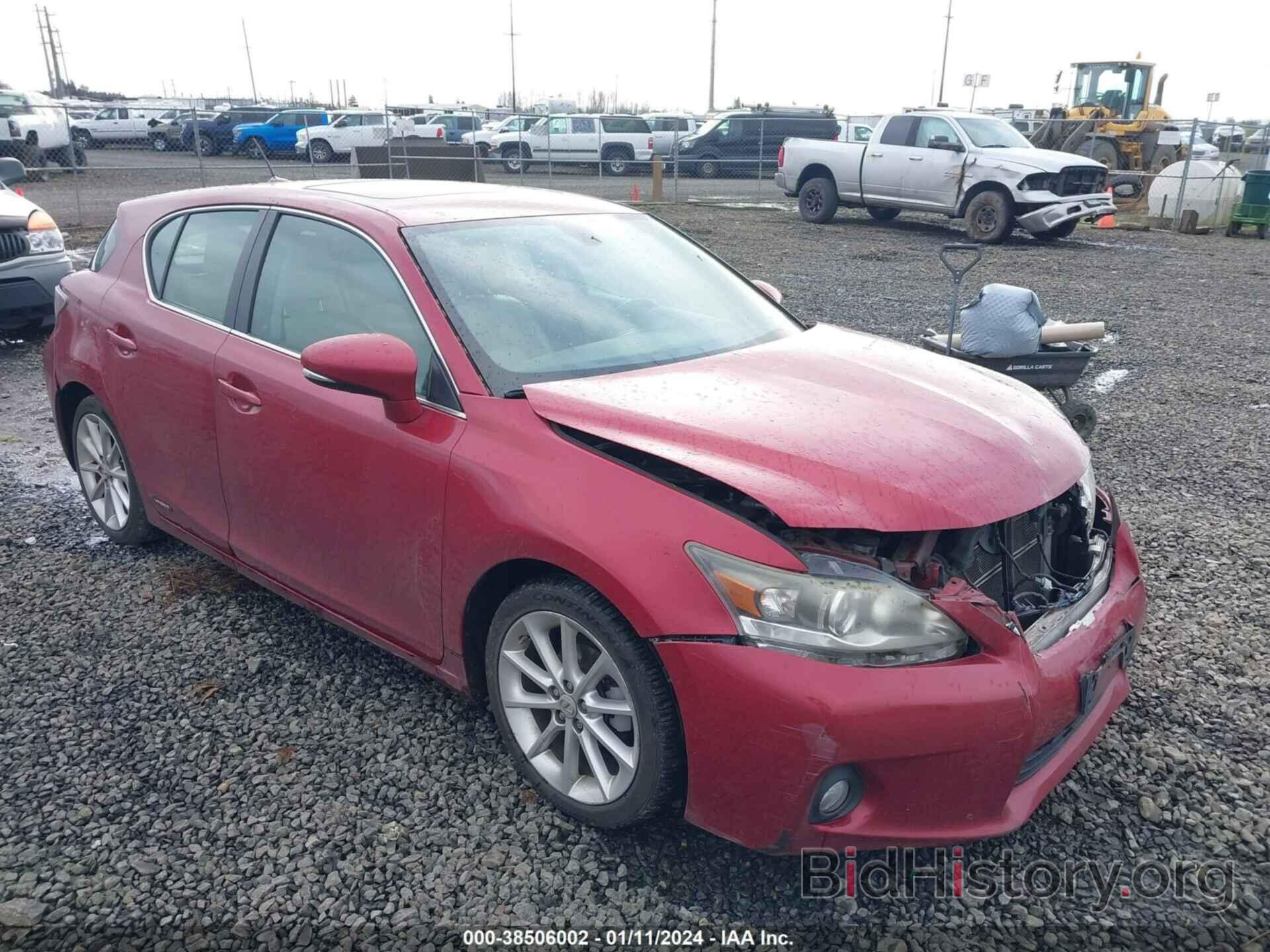 Фотография JTHKD5BH5B2016939 - LEXUS CT 200H 2011