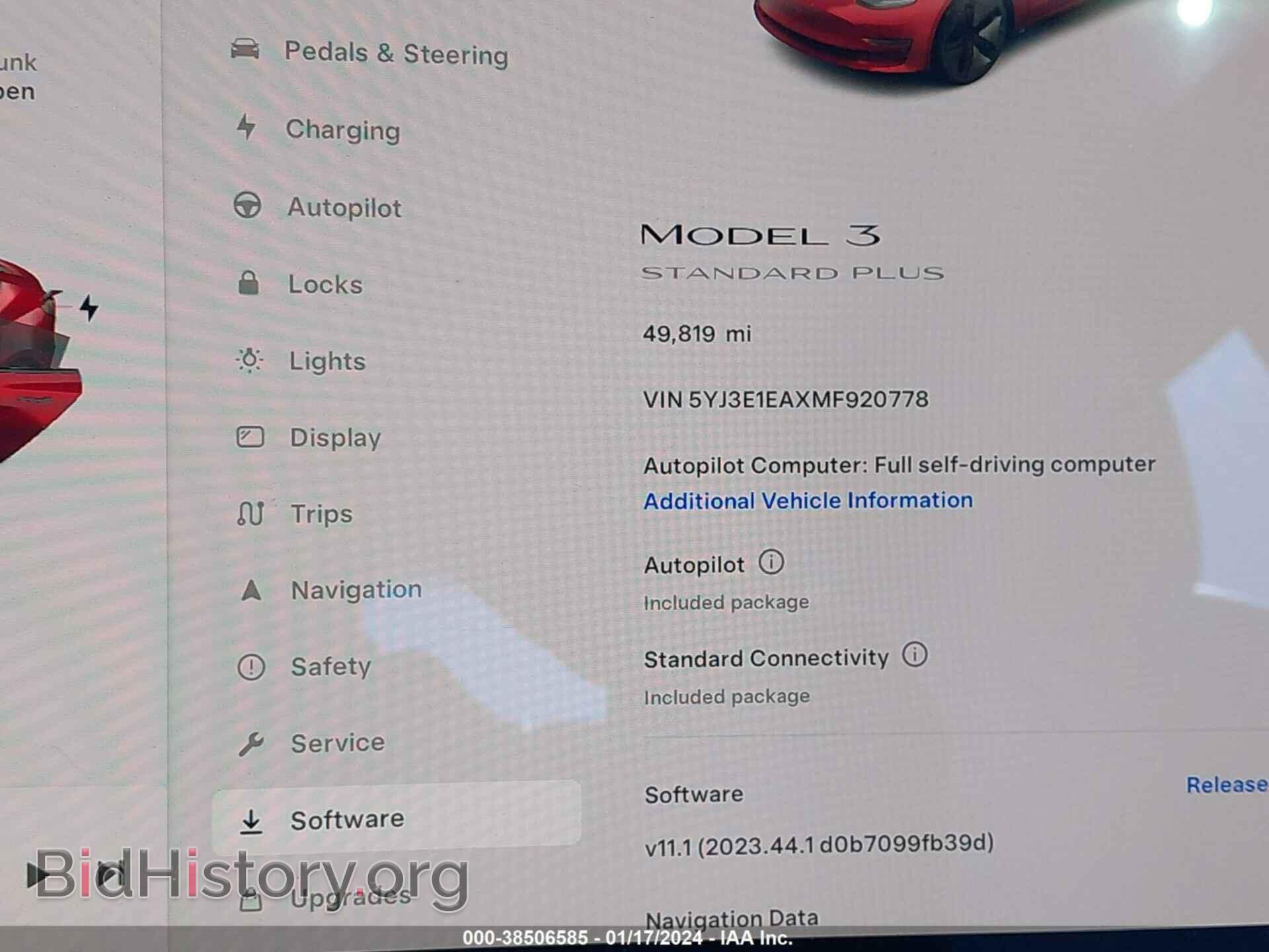 2021 TESLA MODEL 3 - VIN: 5YJ3E1EAXMF920778 - Фото 15
