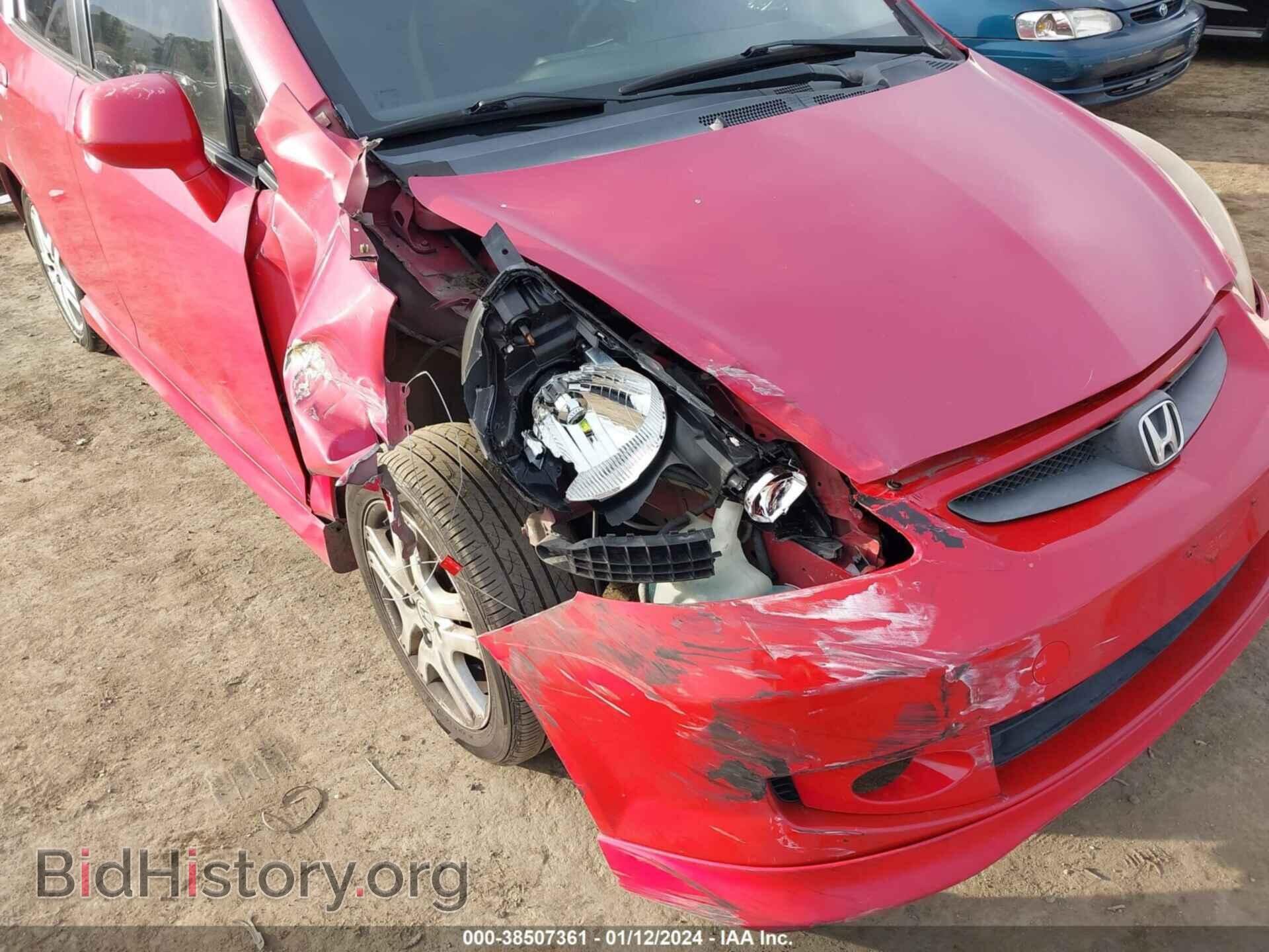 2007 HONDA FIT - VIN: JHMGD38657S001204 - Фото 6