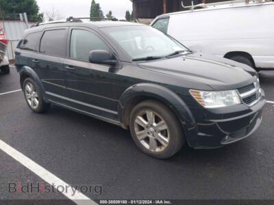 2010 Dodge JOURNEY SXT, черный — VIN 3D4PH5FVXAT192543, IAAI