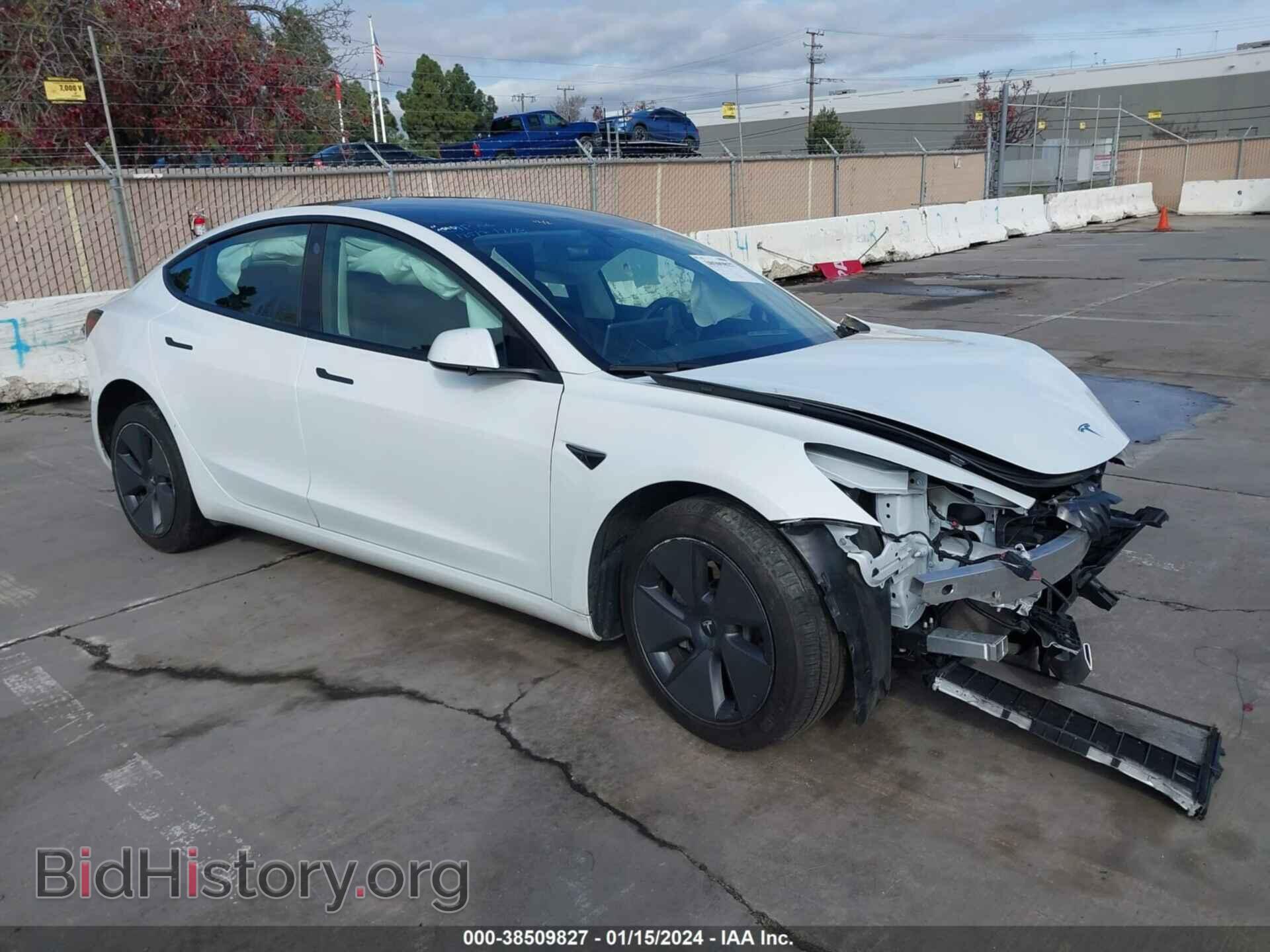 Photo 5YJ3E1EB7PF393358 - TESLA MODEL 3 2023
