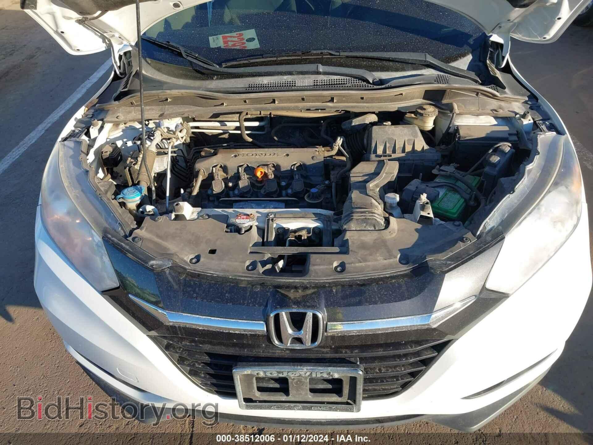 2016 HONDA HR-V - VIN: 3CZRU6H79GM711908 - Фото 10
