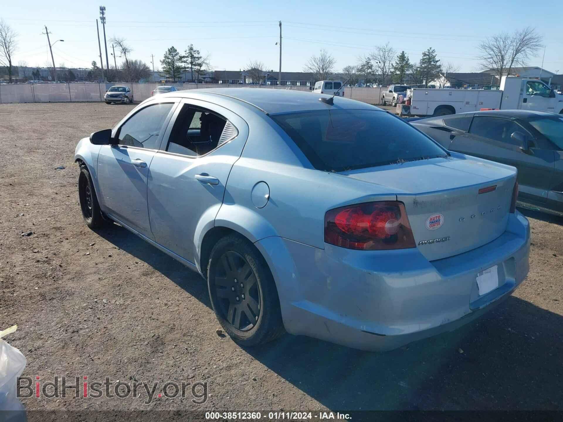 2013 DODGE AVENGER - VIN: 1C3CDZAGXDN749533 - Photo 3
