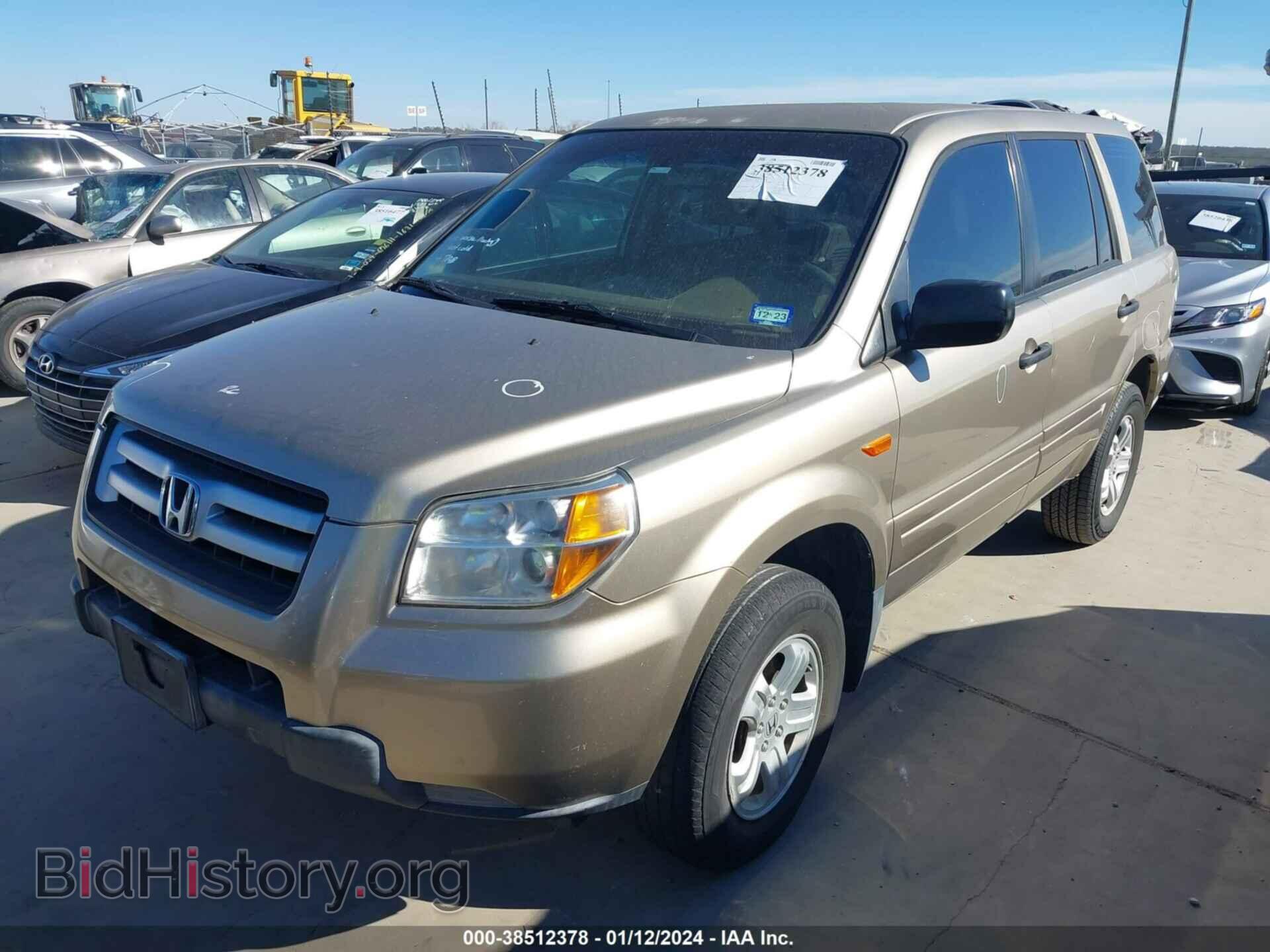 2006 HONDA PILOT - VIN: 5FNYF28186B036894 - Фото 2