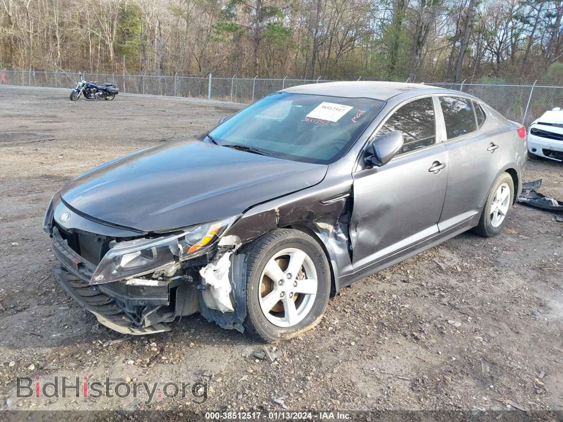 2015 KIA OPTIMA - VIN: KNAGM4A74F5636192 - Фото 2