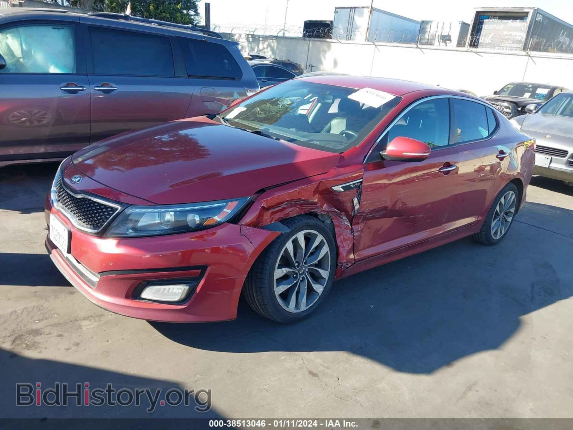 2015 KIA OPTIMA - VIN: 5XXGR4A67FG357455 - Фото 2