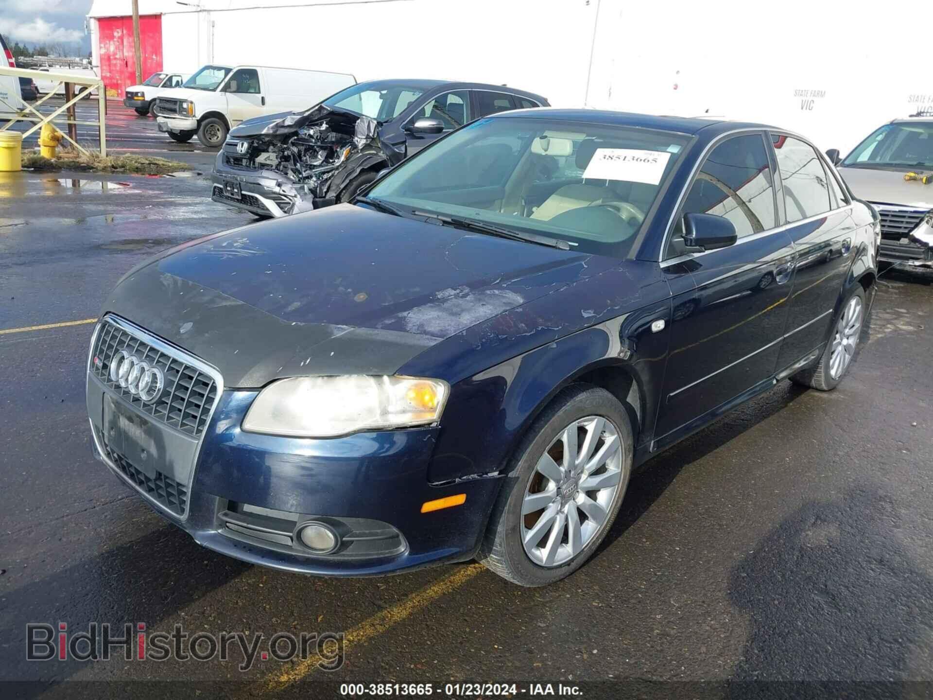 2008 AUDI A4 - VIN: WAUDF78E98A143685 - Фото 2