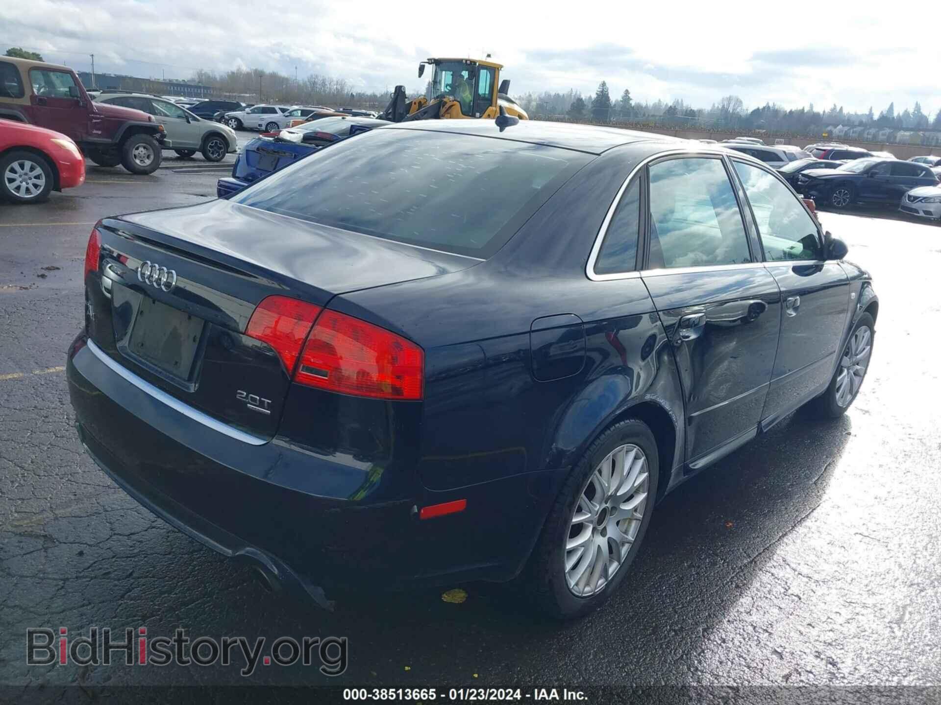 2008 AUDI A4 - VIN: WAUDF78E98A143685 - Фото 4