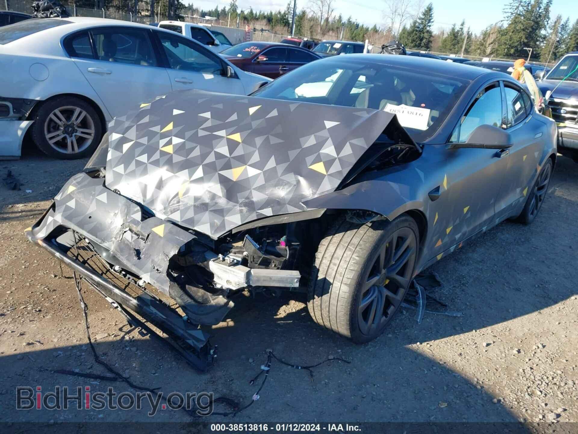 2021 TESLA MODEL S - VIN: 5YJSA1E69MF439486 - Фото 2