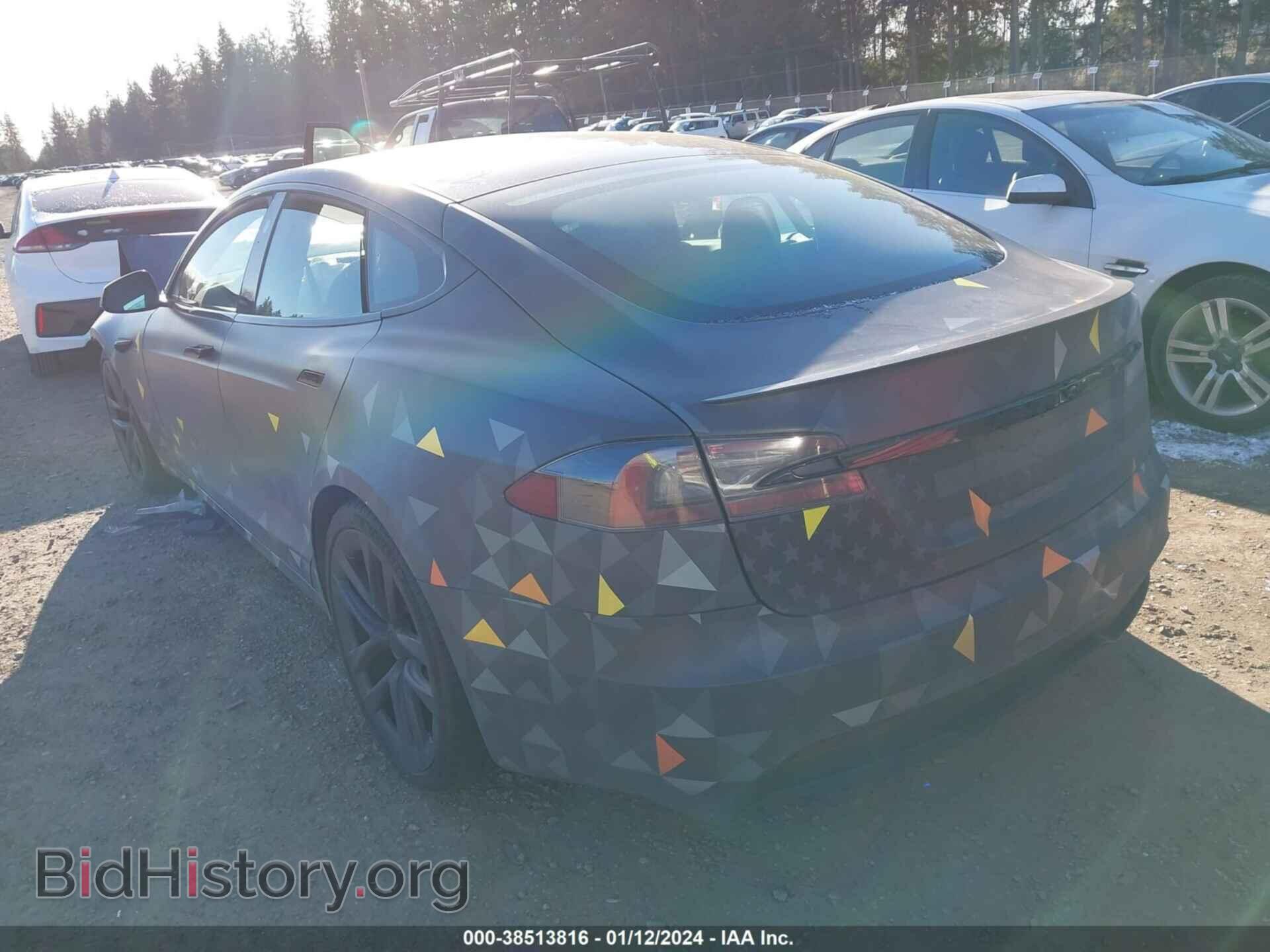 2021 TESLA MODEL S - VIN: 5YJSA1E69MF439486 - Фото 3