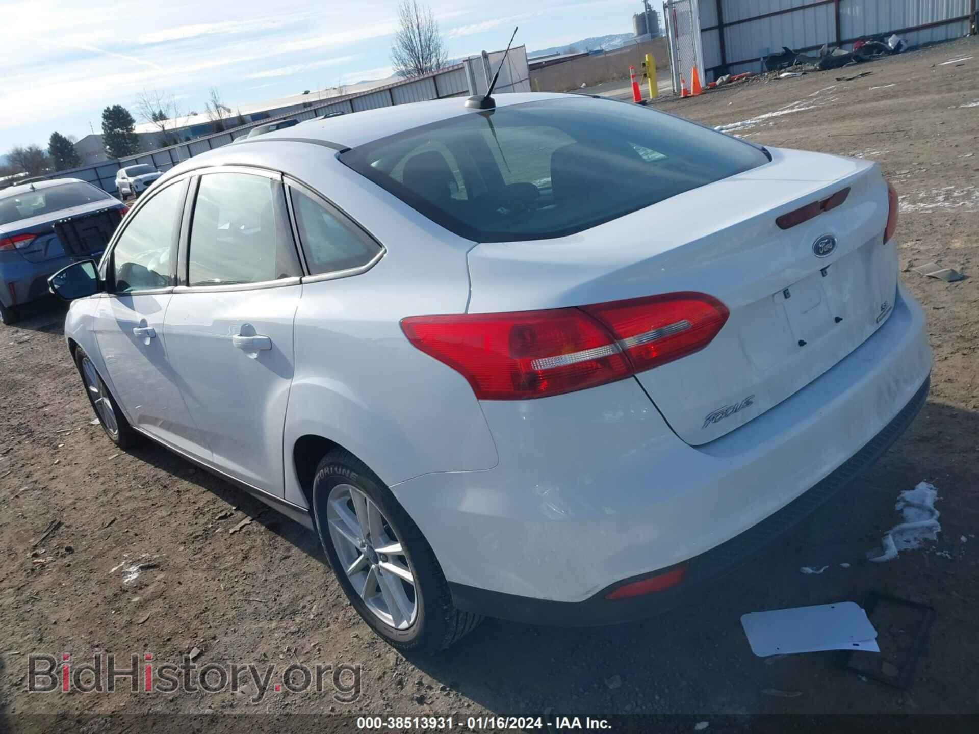 2016 FORD FOCUS - VIN: 1FADP3F28GL387628 - Фото 3