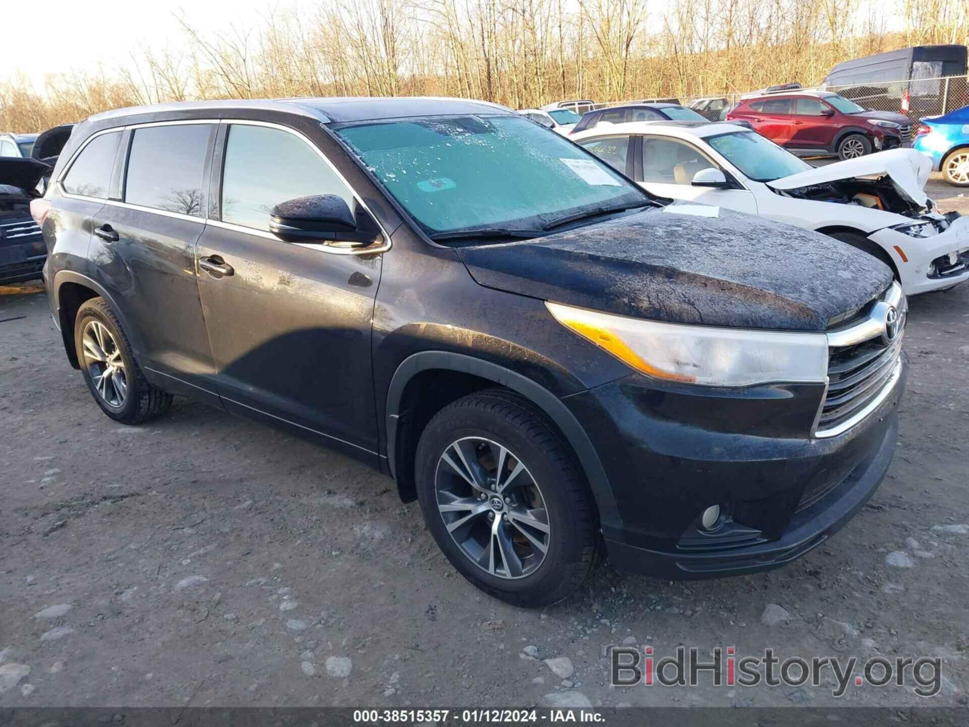 Фотография 5TDJKRFH5GS302794 - TOYOTA HIGHLANDER 2016