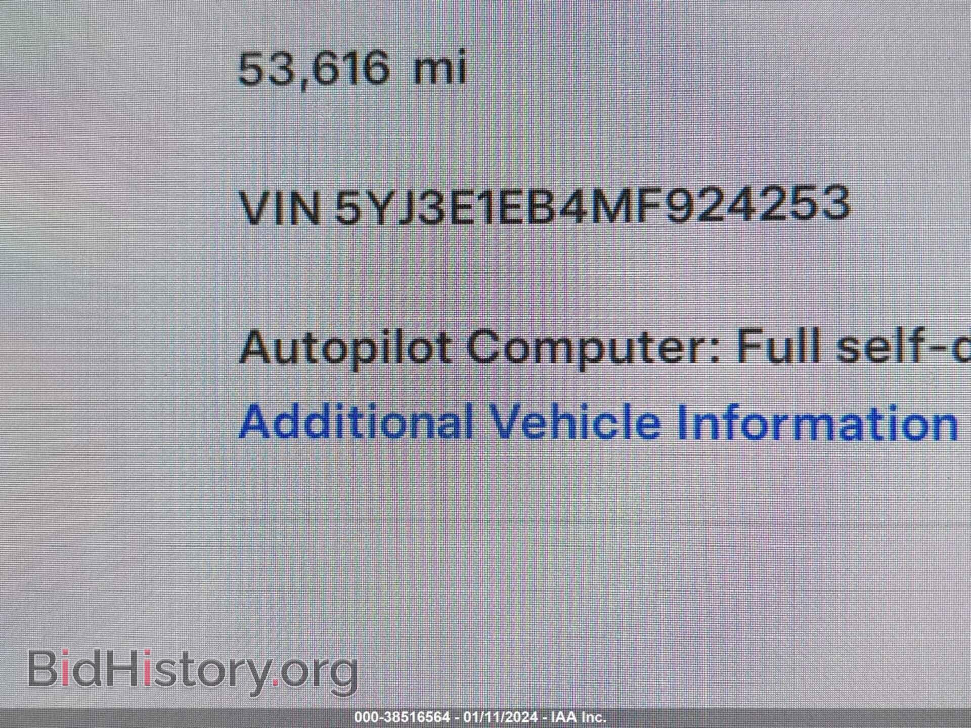 2021 TESLA MODEL 3 - VIN: 5YJ3E1EB4MF924253 - Фото 9