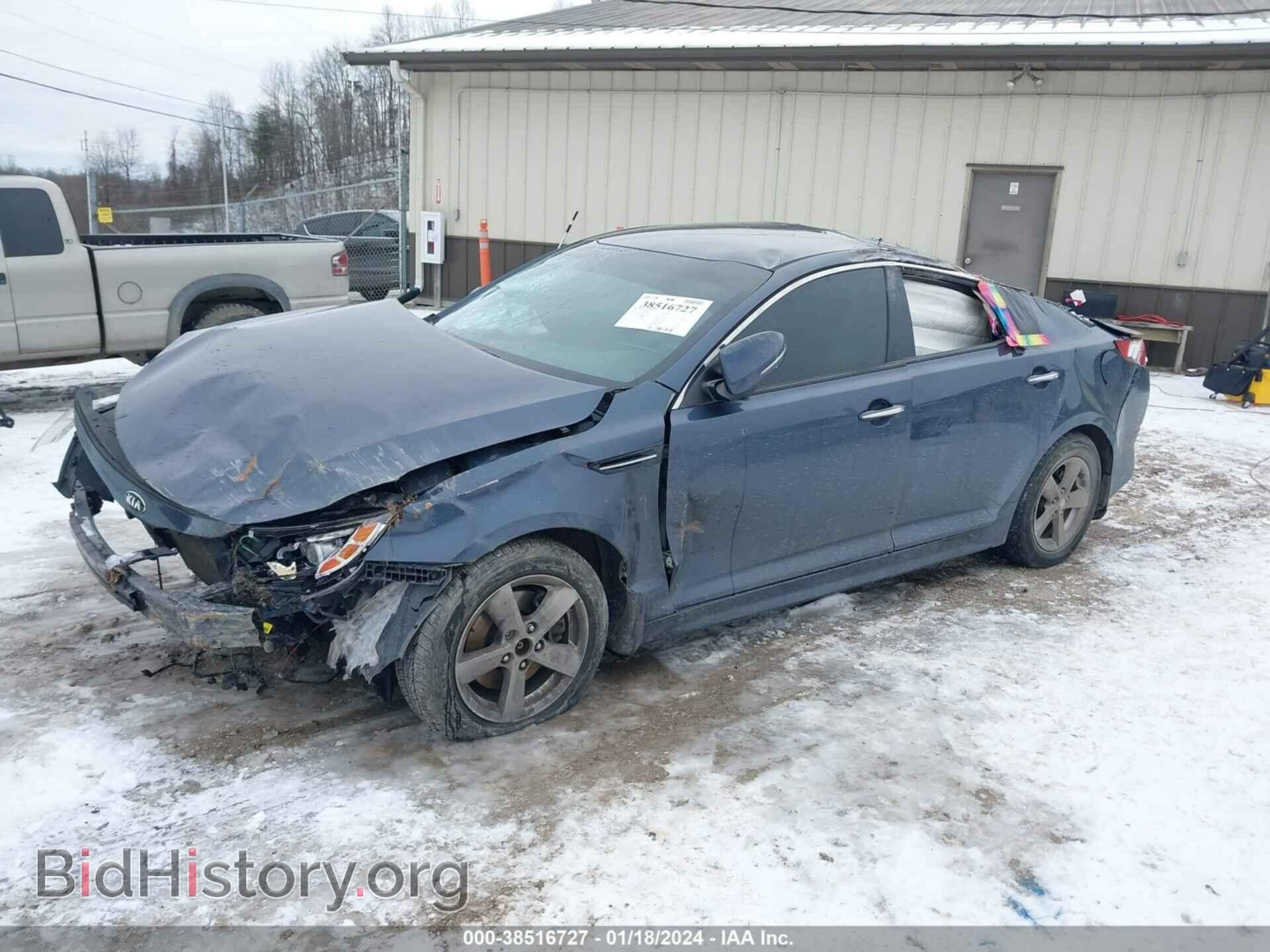 2015 KIA OPTIMA - VIN: KNAGM4A78F5607794 - Фото 2