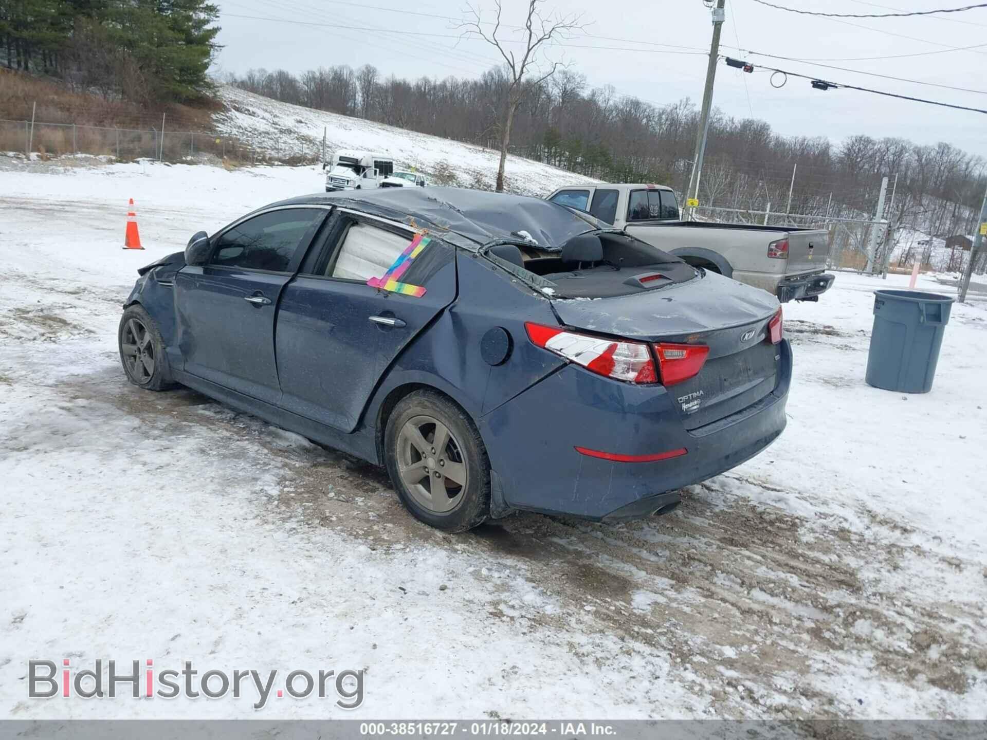 2015 KIA OPTIMA - VIN: KNAGM4A78F5607794 - Фото 3