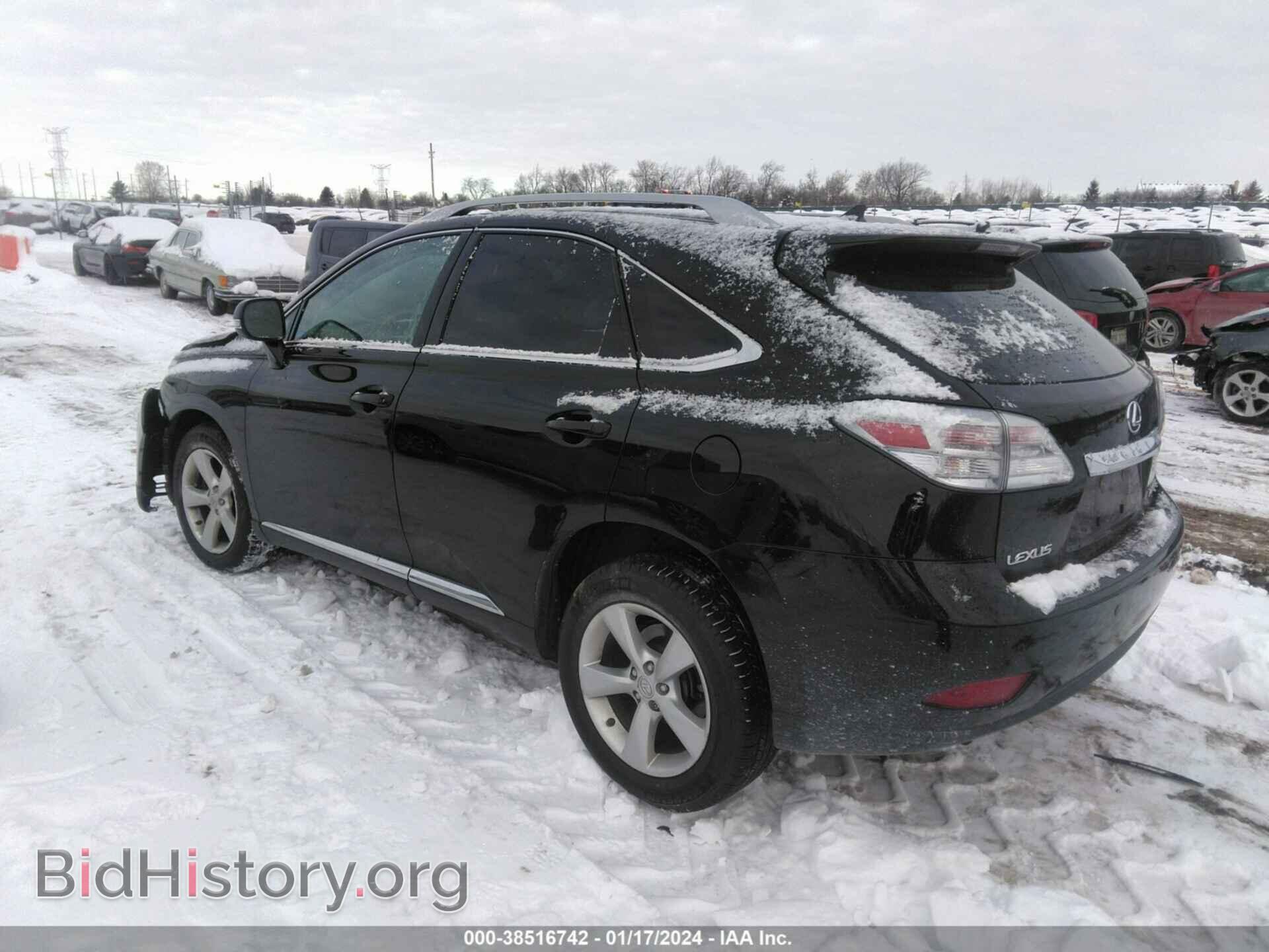 2010 LEXUS RX 350 - VIN: 2T2BK1BAXAC058280 - Фото 3