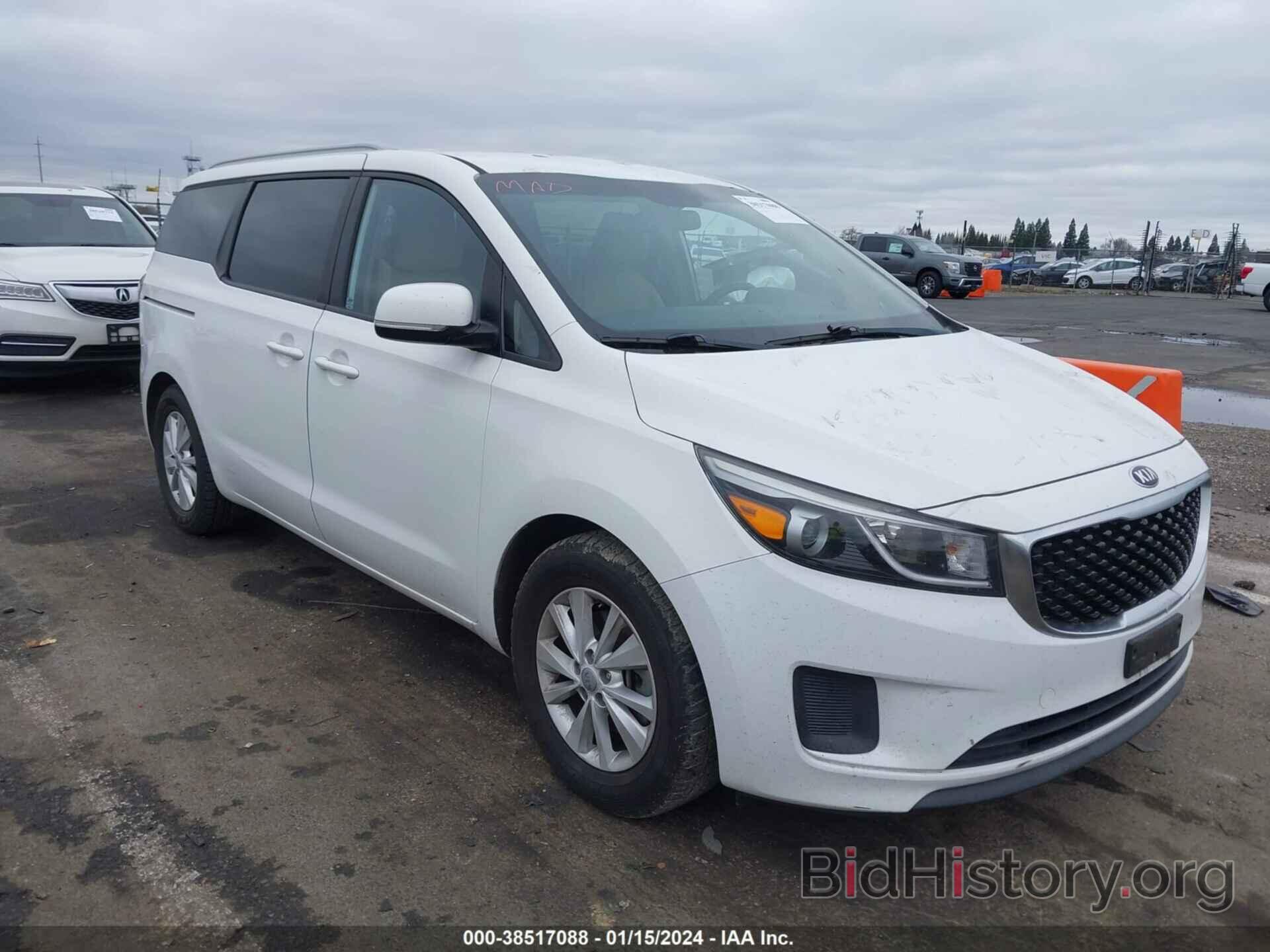 Photo KNDMB5C11G6087315 - KIA SEDONA 2016