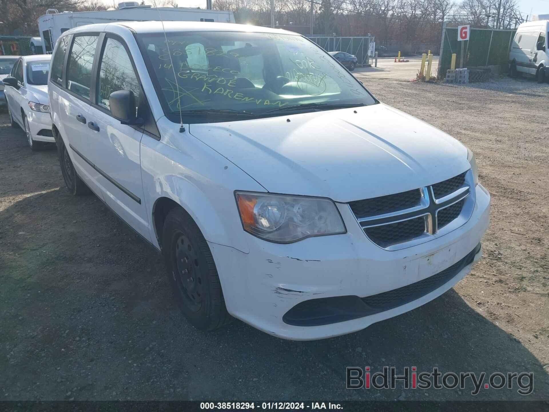 Photo 2C4RDGBG5ER452845 - DODGE GRAND CARAVAN 2014