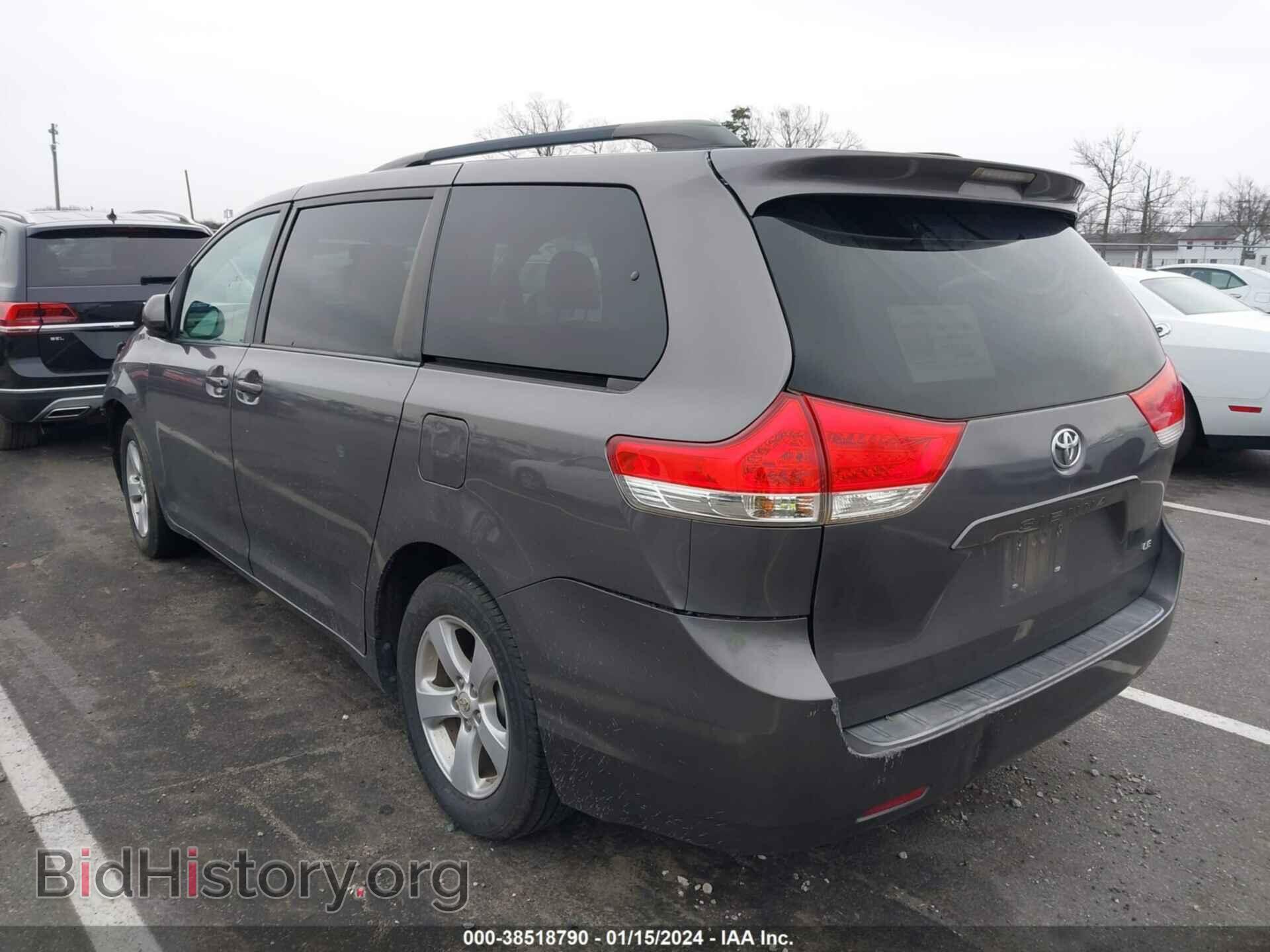 2013 TOYOTA SIENNA - VIN: 5TDKK3DC8DS288684 - Фото 3