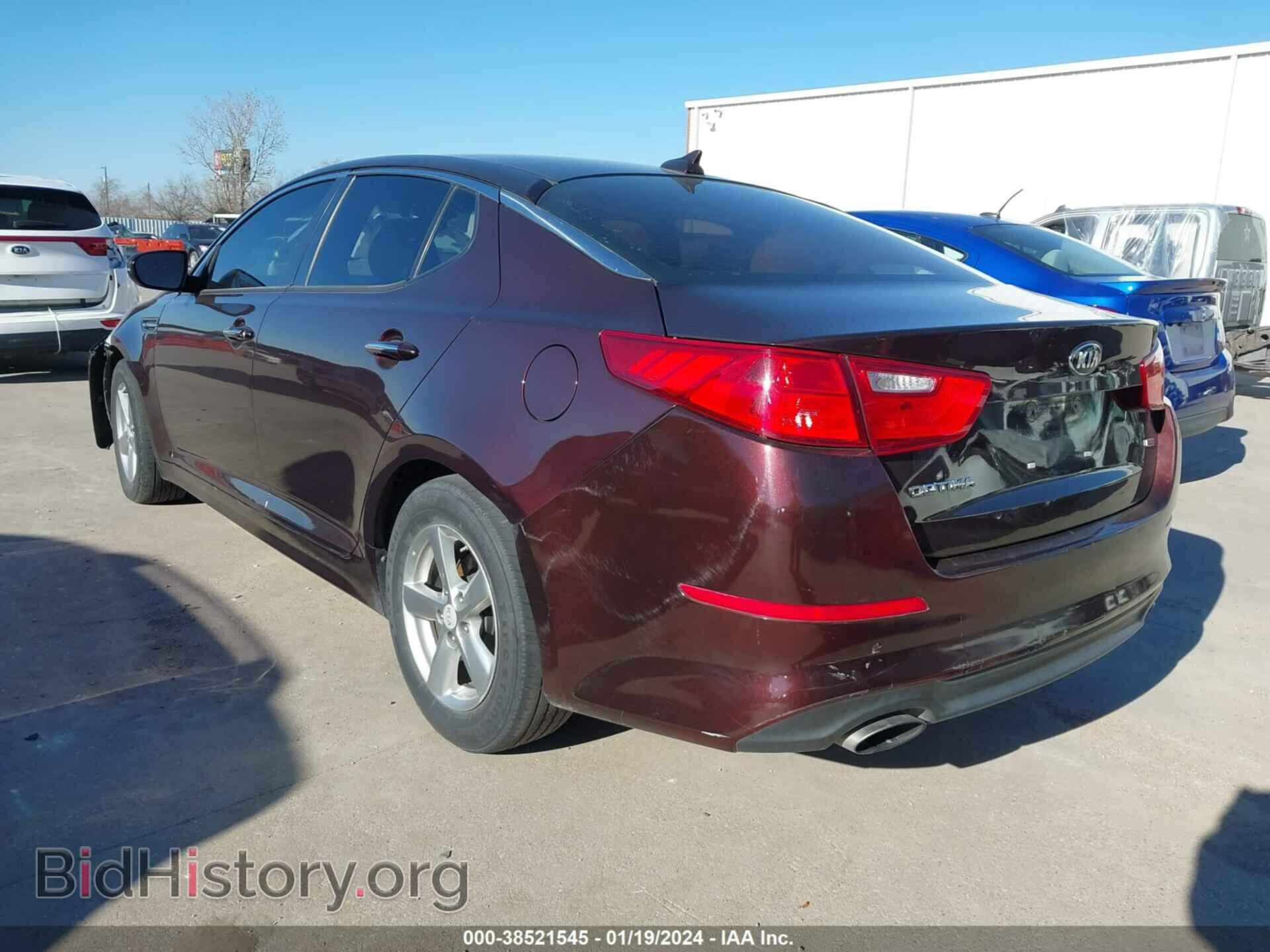 2015 KIA OPTIMA - VIN: 5XXGM4A76FG463290 - Фото 3