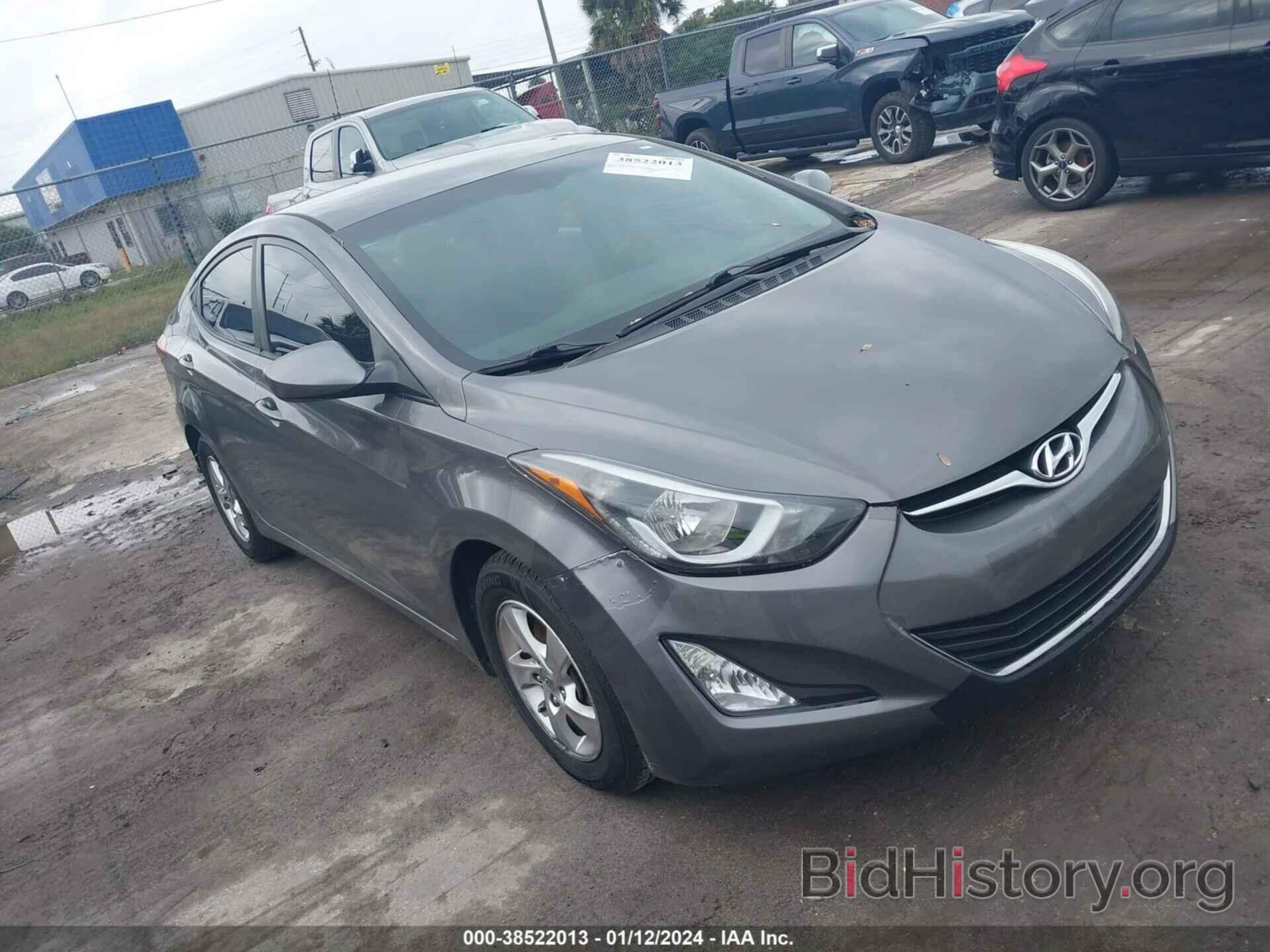 Photo 5NPDH4AE2EH512882 - HYUNDAI ELANTRA 2014