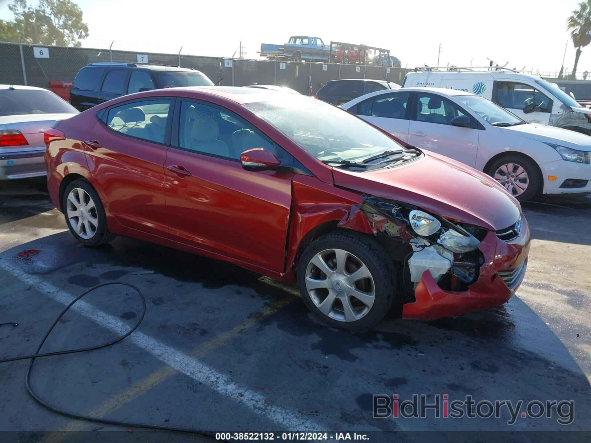 Photo KMHDH4AE2CU213360 - HYUNDAI ELANTRA 2012