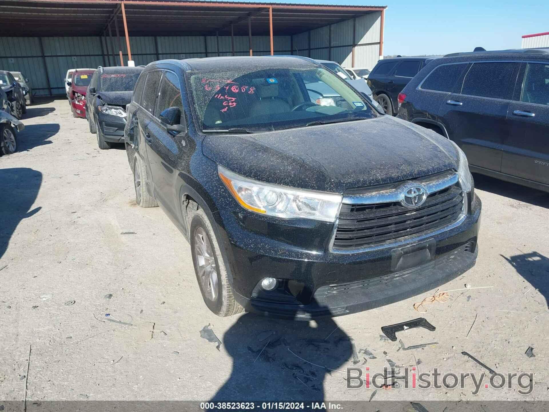 Фотография 5TDKKRFH6ES028233 - TOYOTA HIGHLANDER 2014