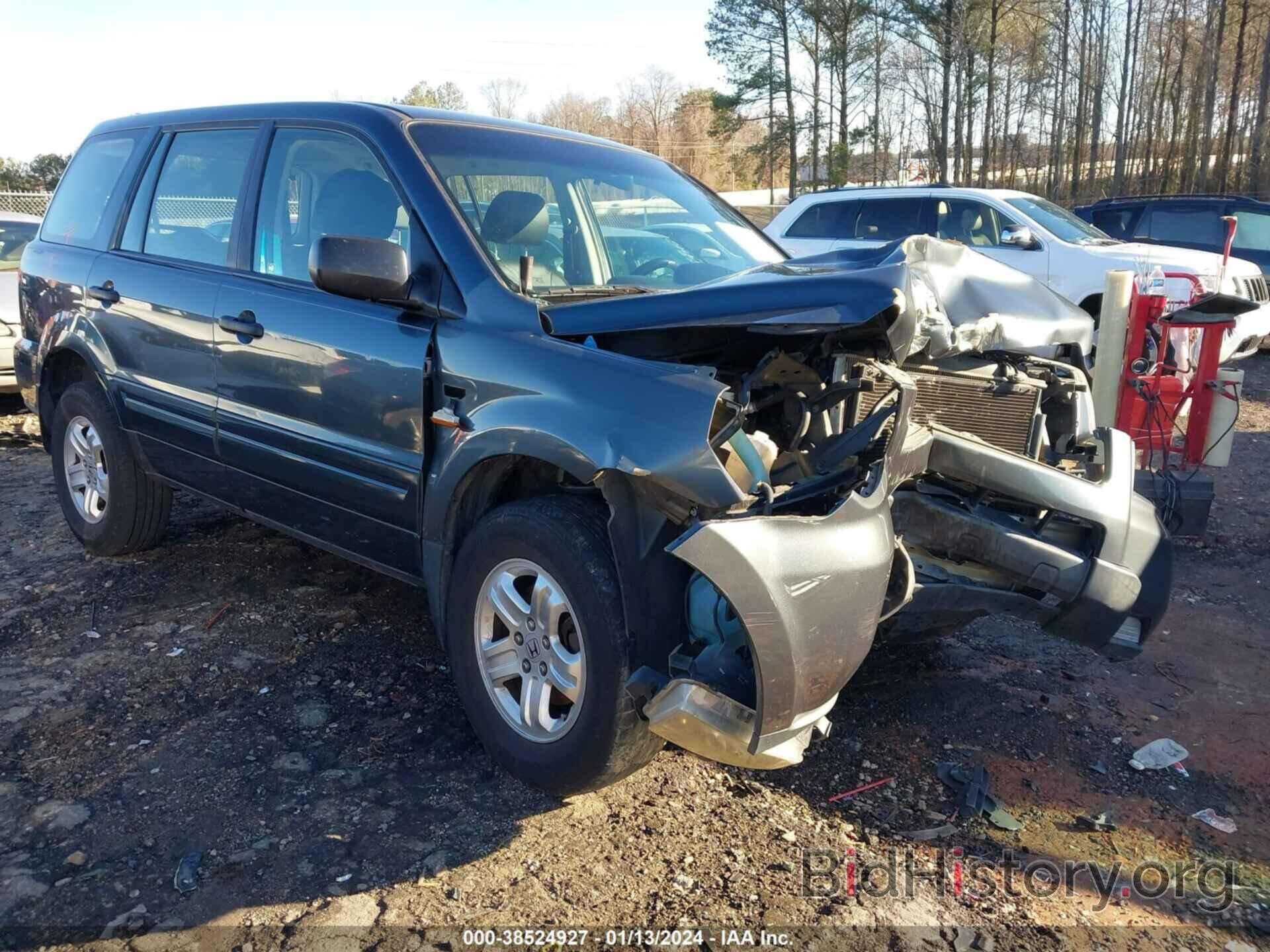 Photo 5FNYF281X6B035407 - HONDA PILOT 2006