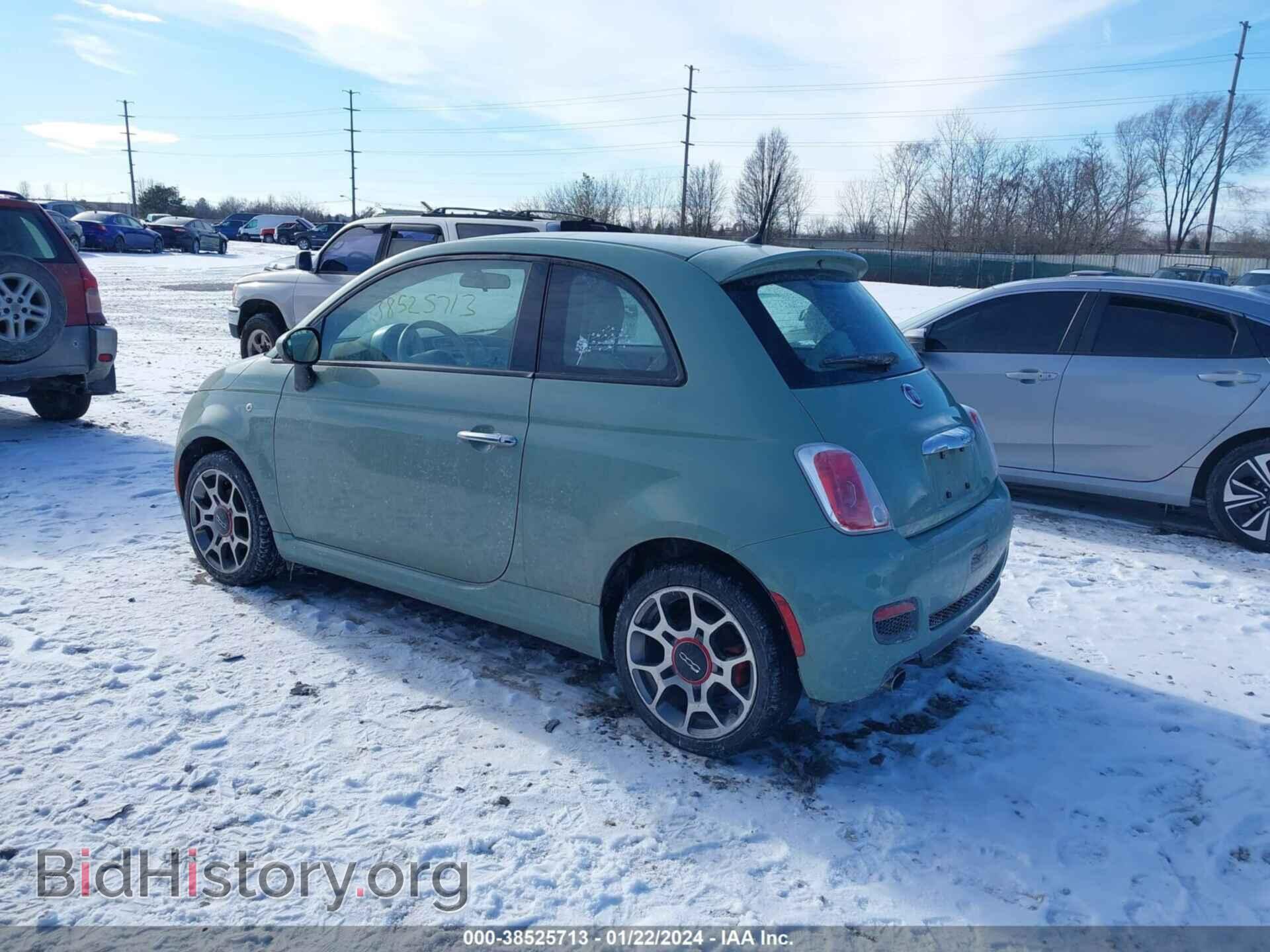 2015 FIAT 500 - VIN: 3C3CFFBR9FT555779 - Фото 3