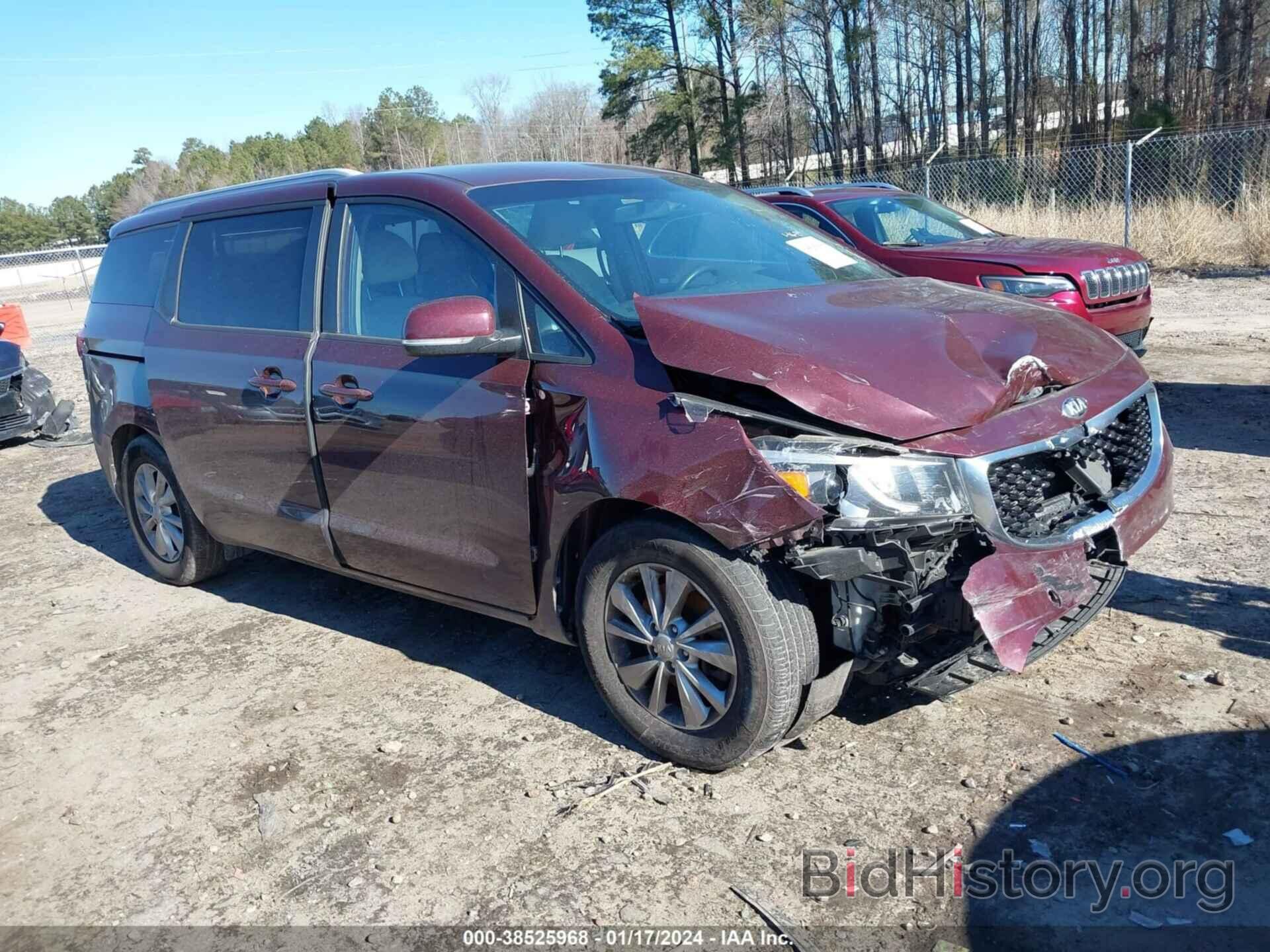 Фотография KNDMB5C13G6190610 - KIA SEDONA 2016