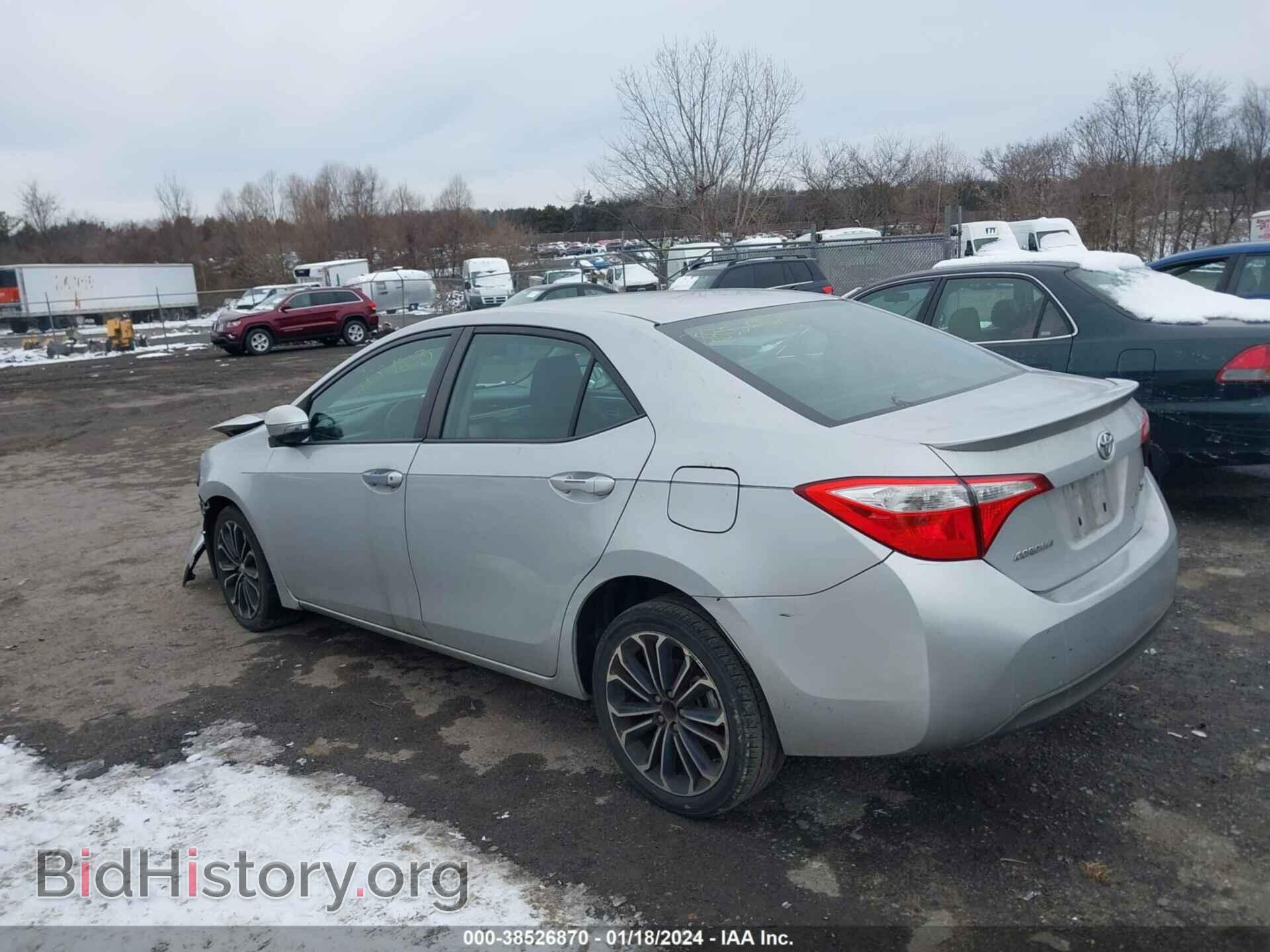 2014 TOYOTA COROLLA - VIN: 2T1BURHE7EC001614 - Фото 3