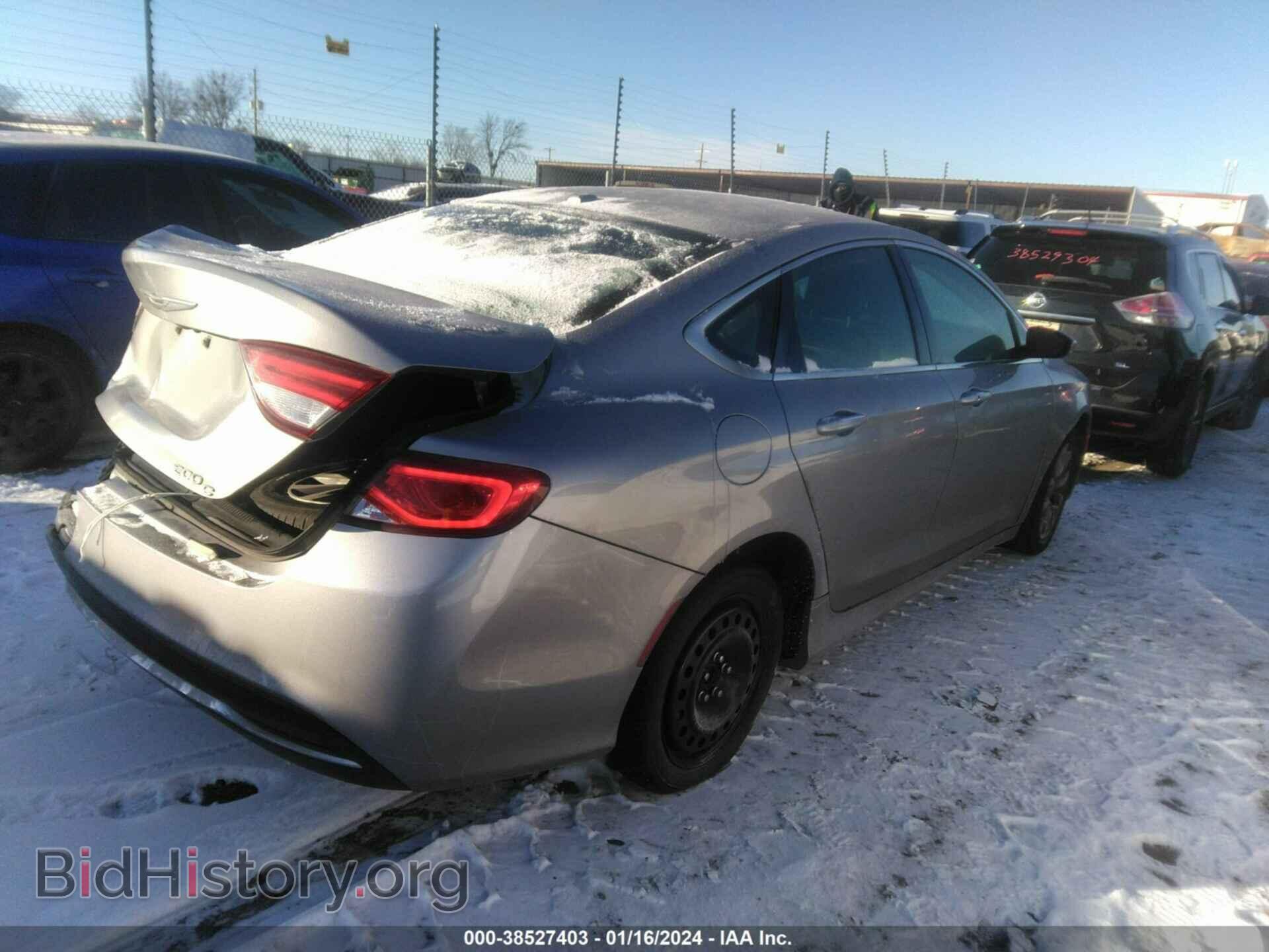 2015 CHRYSLER 200 - VIN: 1C3CCCCB0FN525059 - Фото 4
