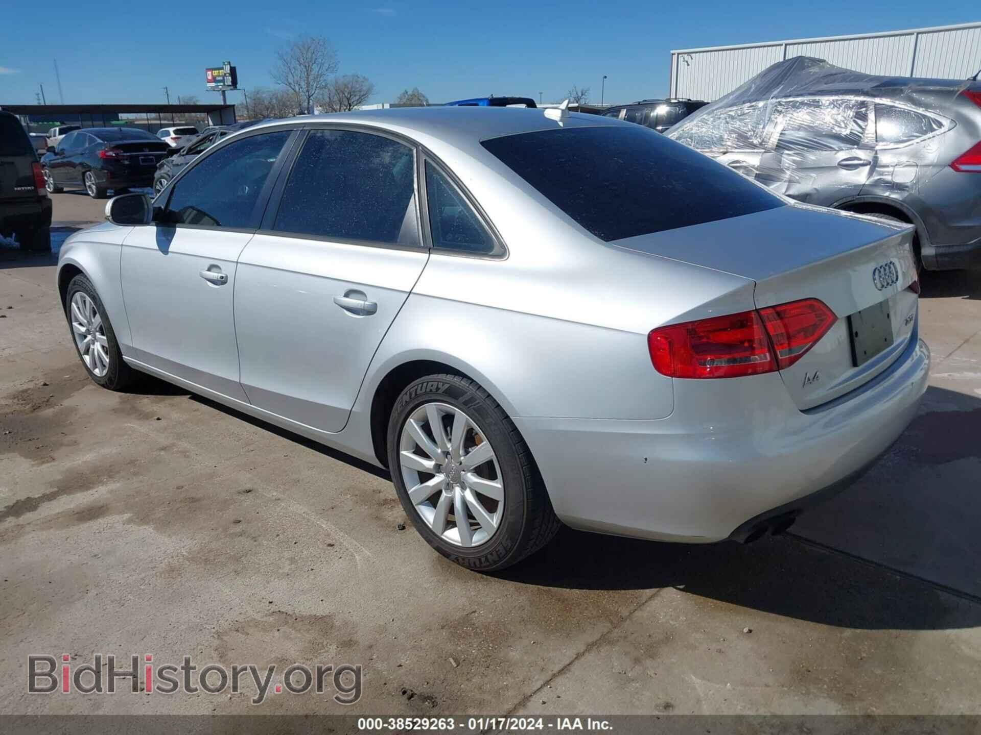 2012 AUDI A4 - VIN: WAUAFAFL1CN007649 - Фото 3