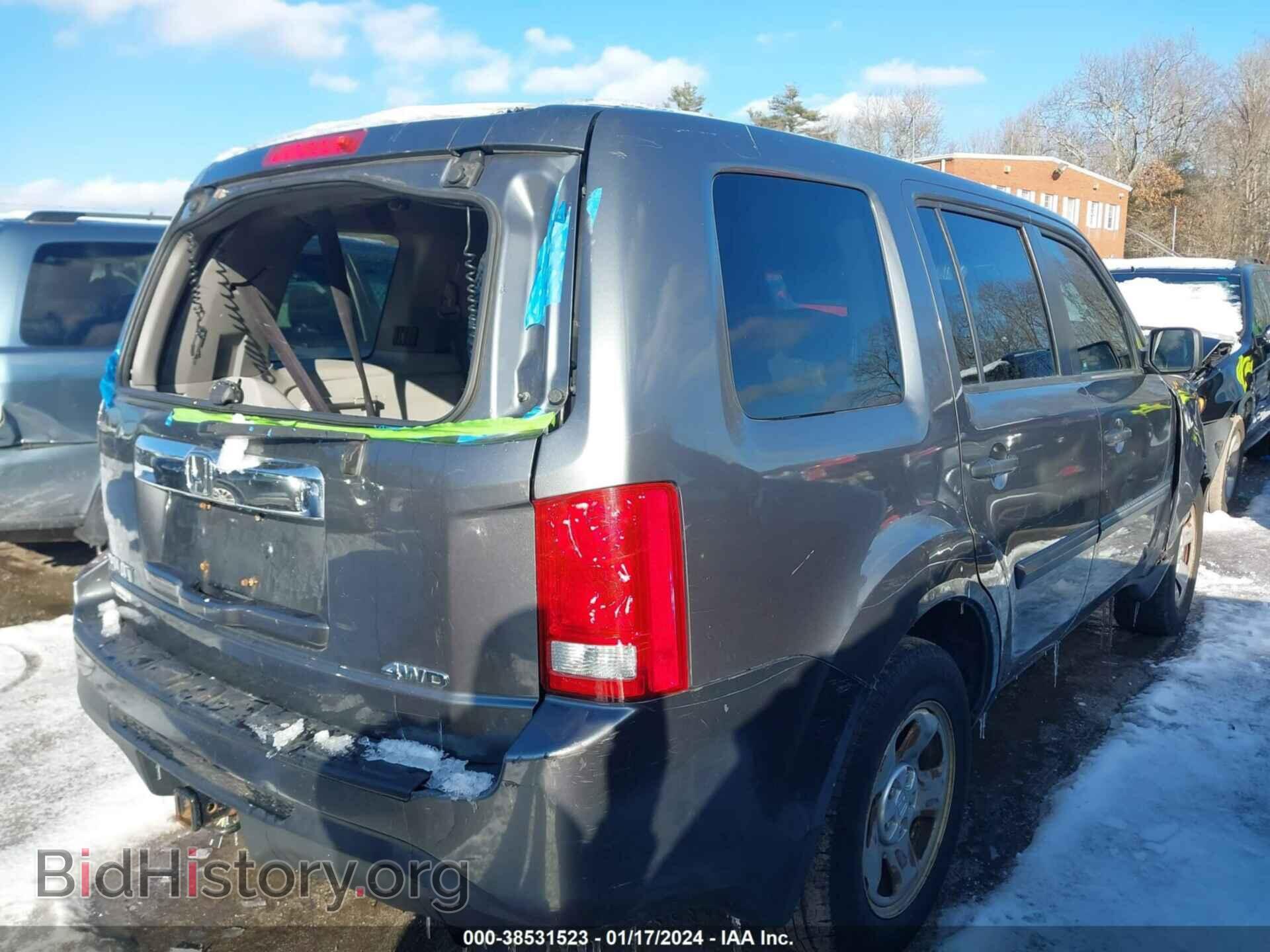 2012 HONDA PILOT - VIN: 5FNYF4H24CB036763 - Photo 4