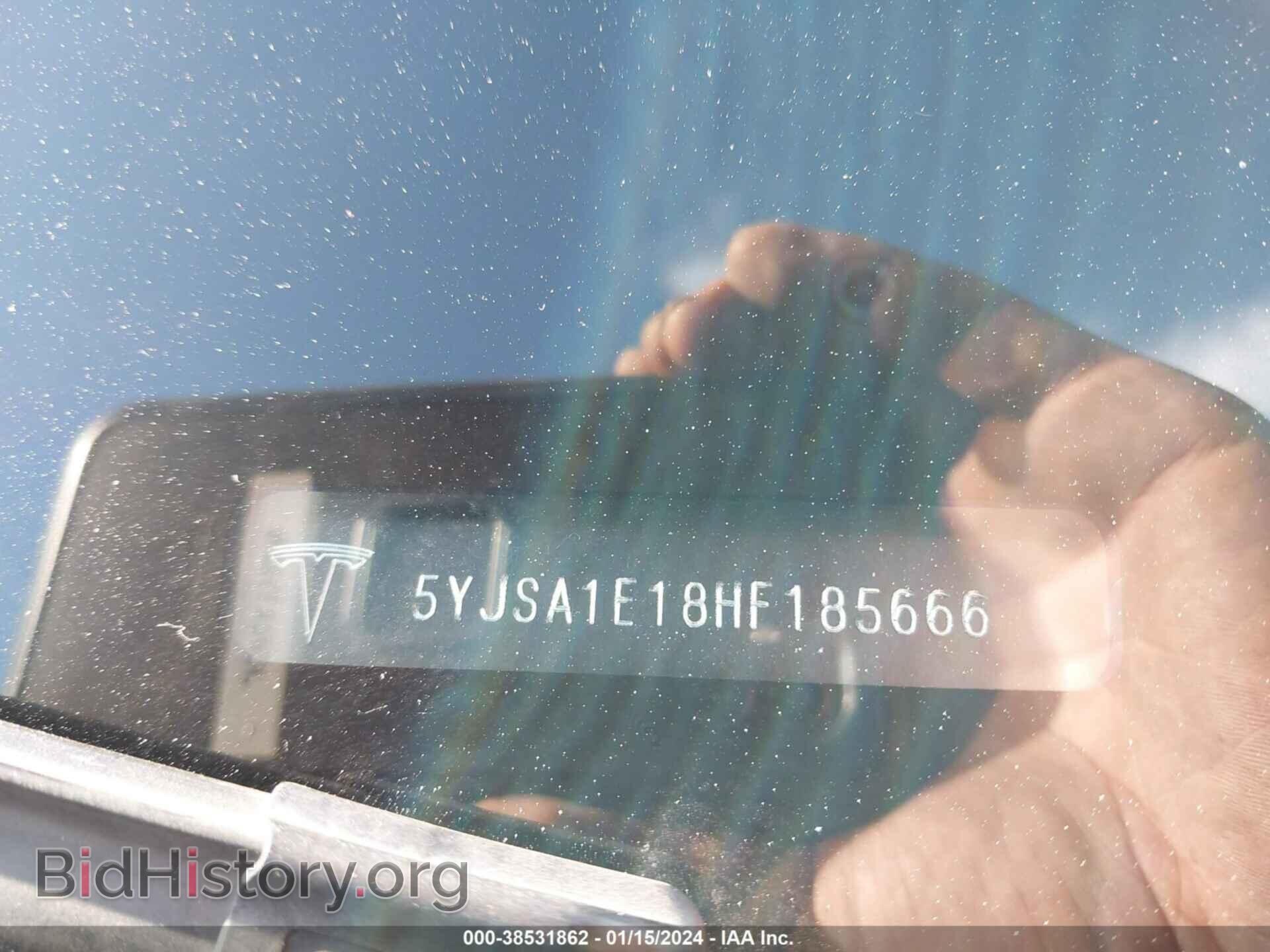 2017 TESLA MODEL S - VIN: 5YJSA1E18HF185666 - Фото 9