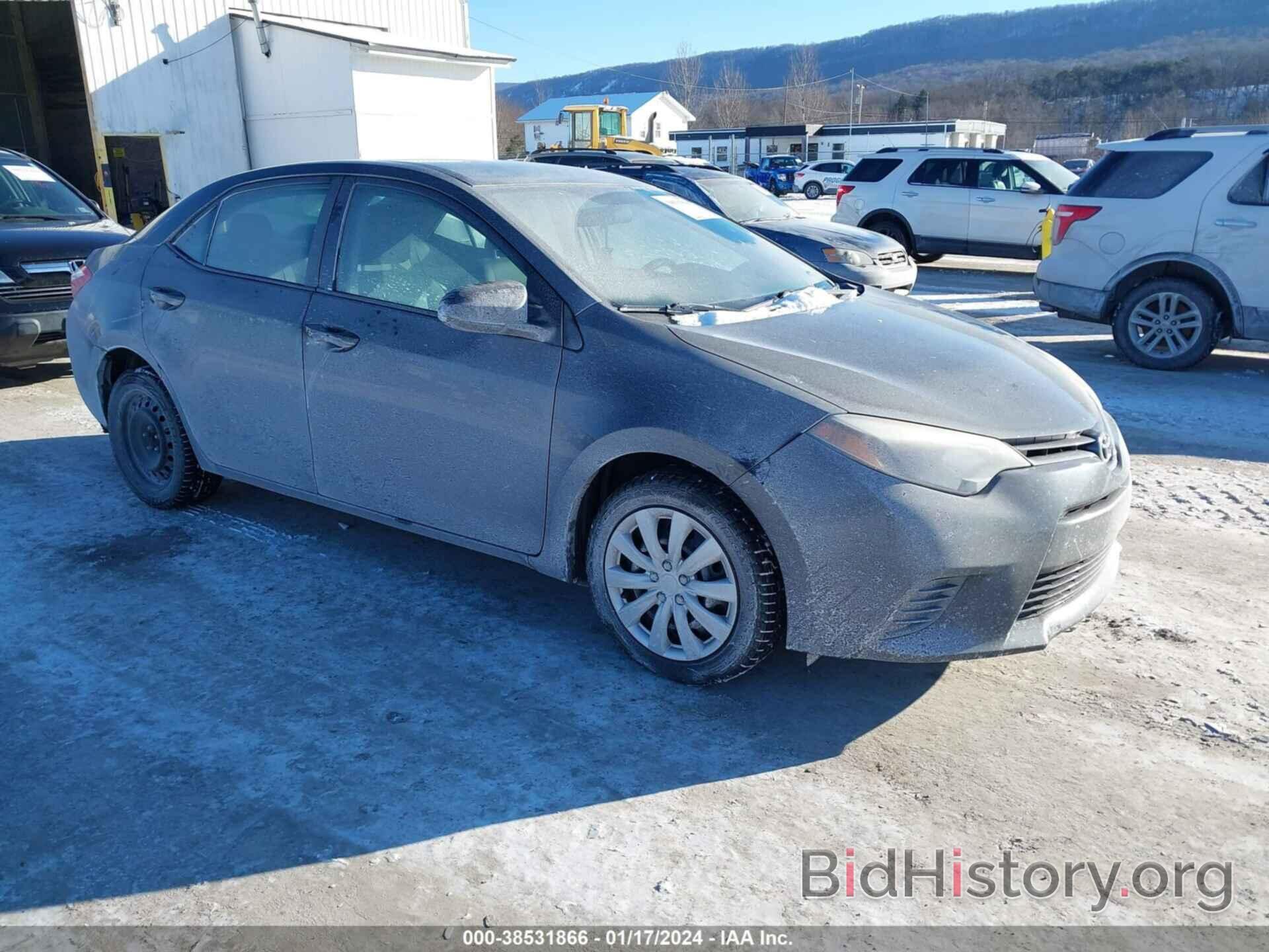 Photo 2T1BURHEXFC310138 - TOYOTA COROLLA 2015