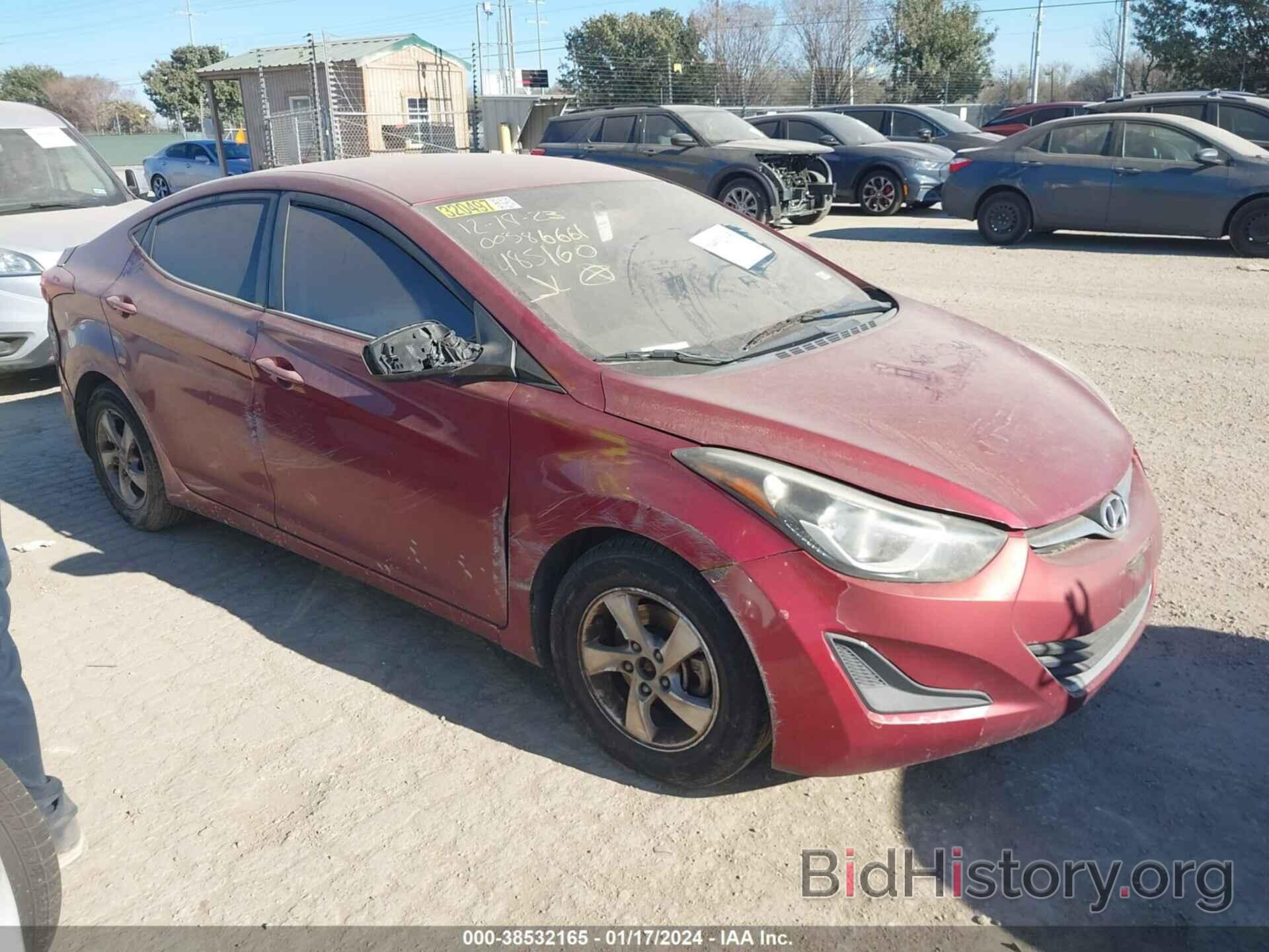 Photo 5NPDH4AE3EH485160 - HYUNDAI ELANTRA 2014