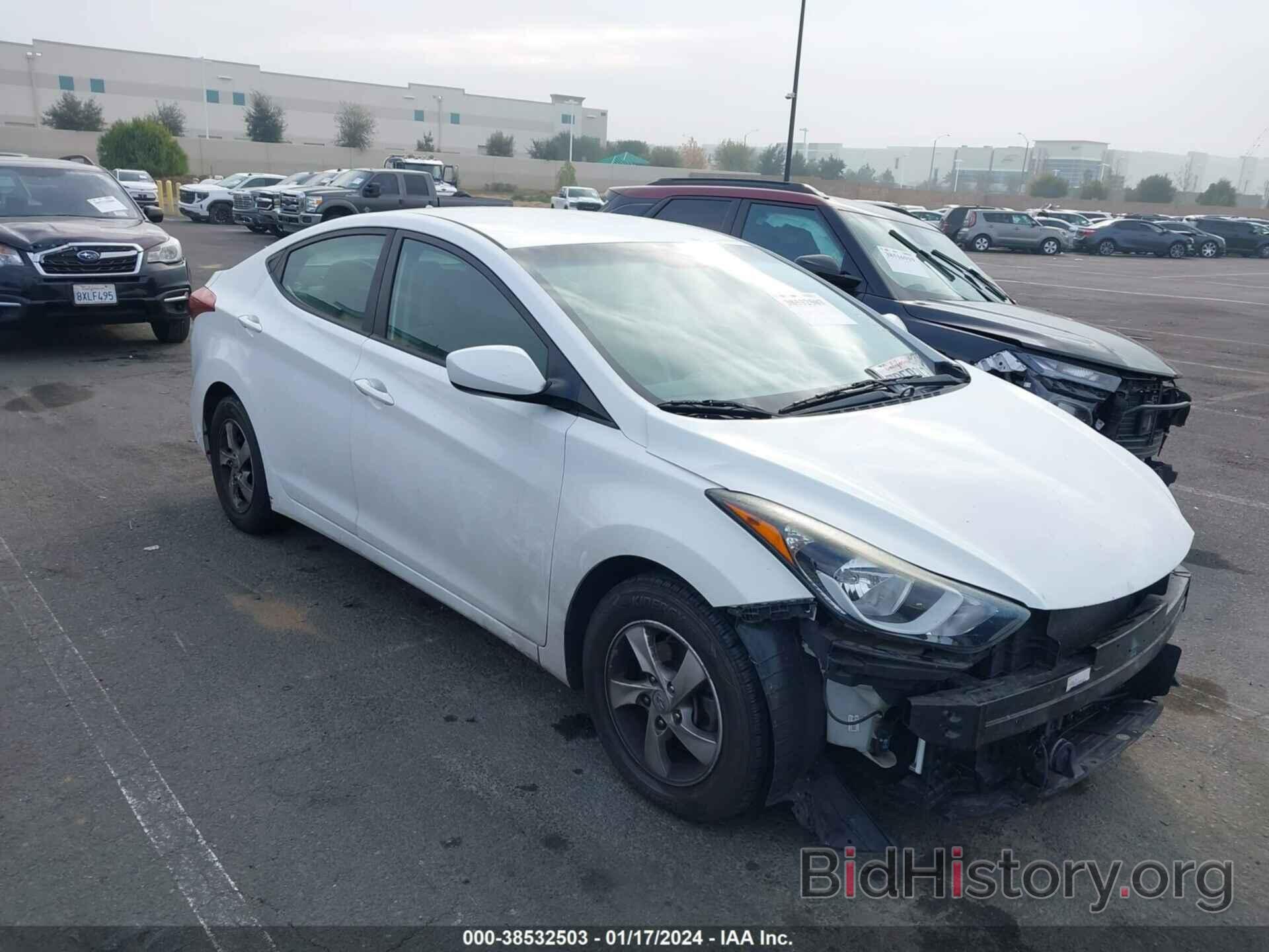 Фотография 5NPDH4AE1EH500531 - HYUNDAI ELANTRA 2014