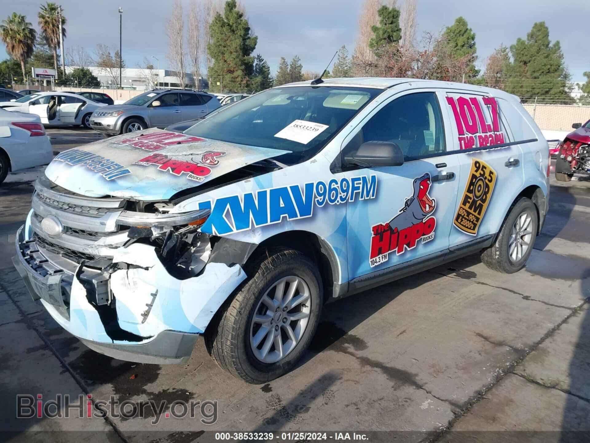 2013 FORD EDGE - VIN: 2FMDK3GC5DBB90827 - Фото 2