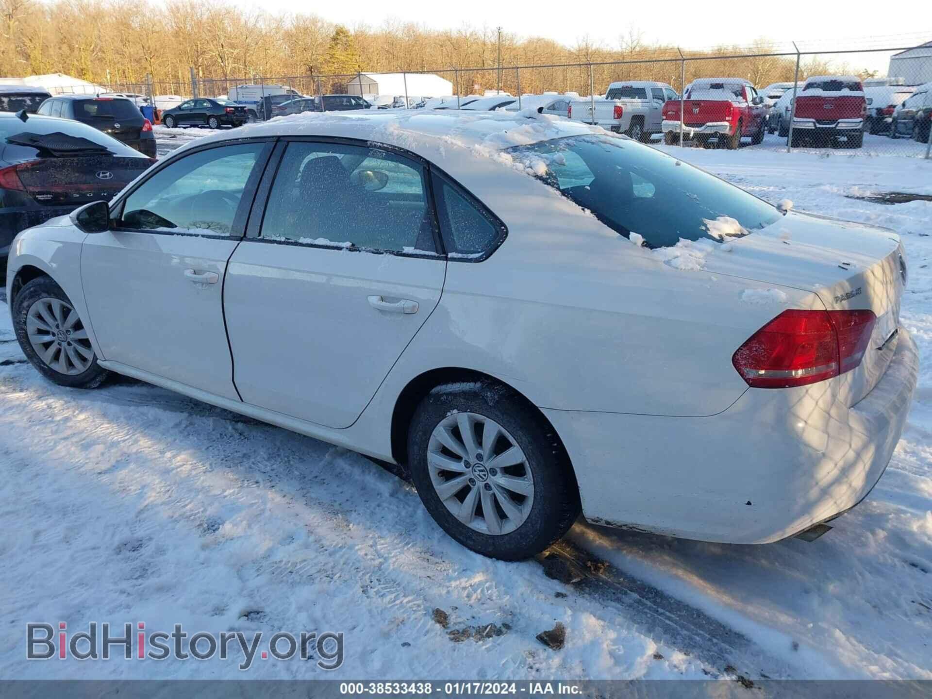 2012 VOLKSWAGEN PASSAT - VIN: 1VWAP7A37CC013314 - Фото 3